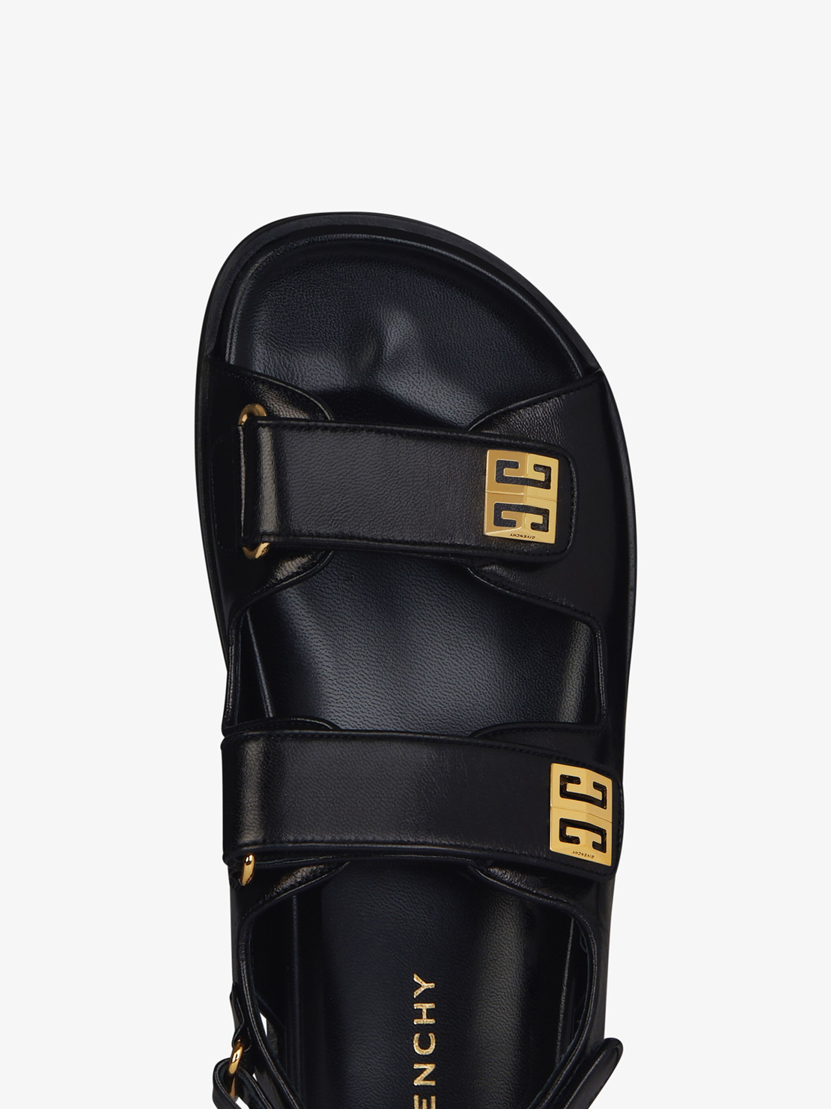 4G SANDALS IN LEATHER - 5