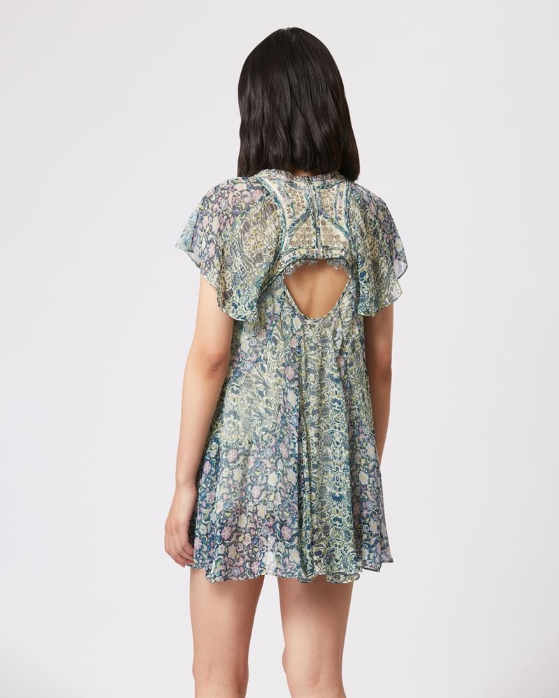 Isabel Marant ODILE SILK DRESS | REVERSIBLE