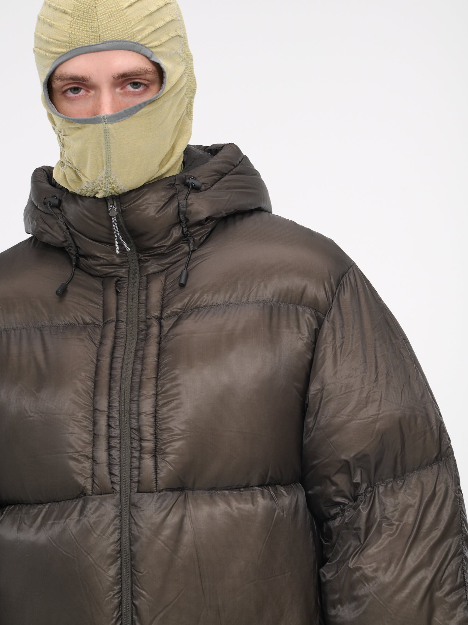 Heavy Long Down Coat - 4
