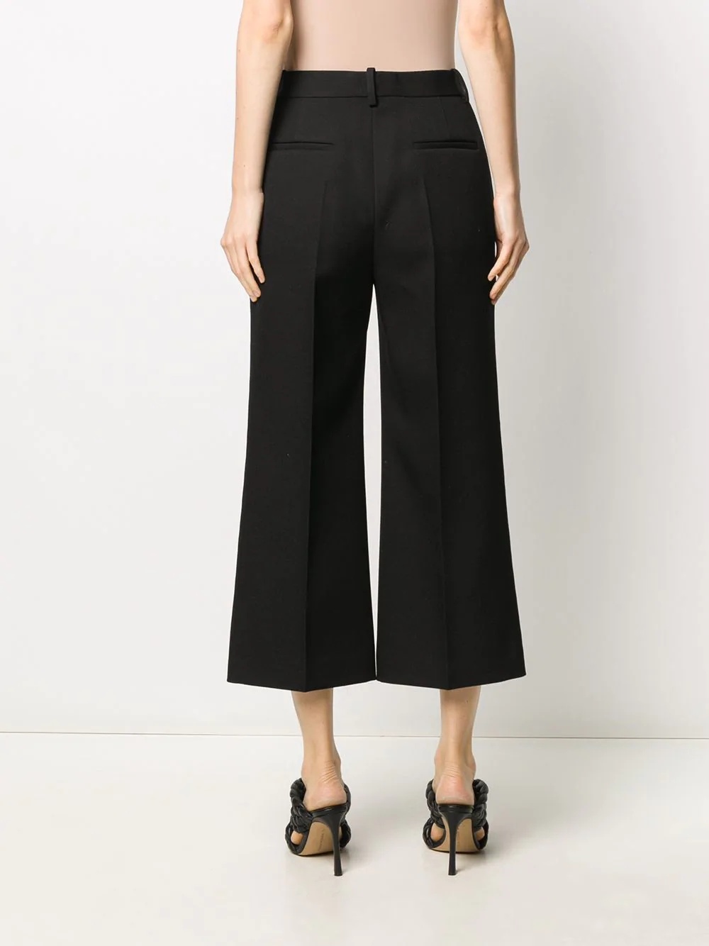 cropped flared trousers - 4