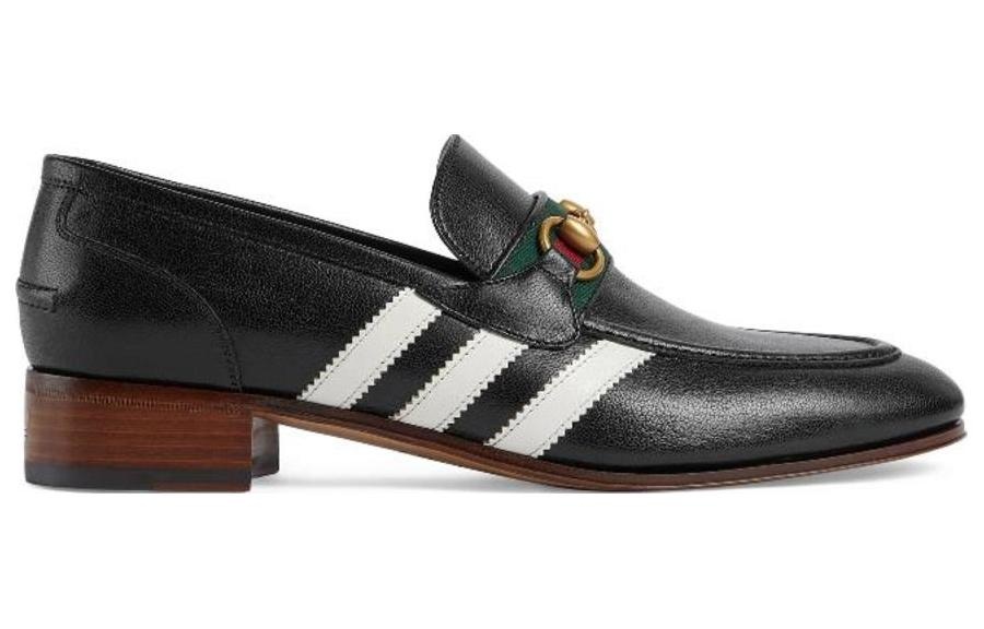 Gucci x Adidas Loafer 'Black Leather' 702283-1DOQ0-1061 - 2