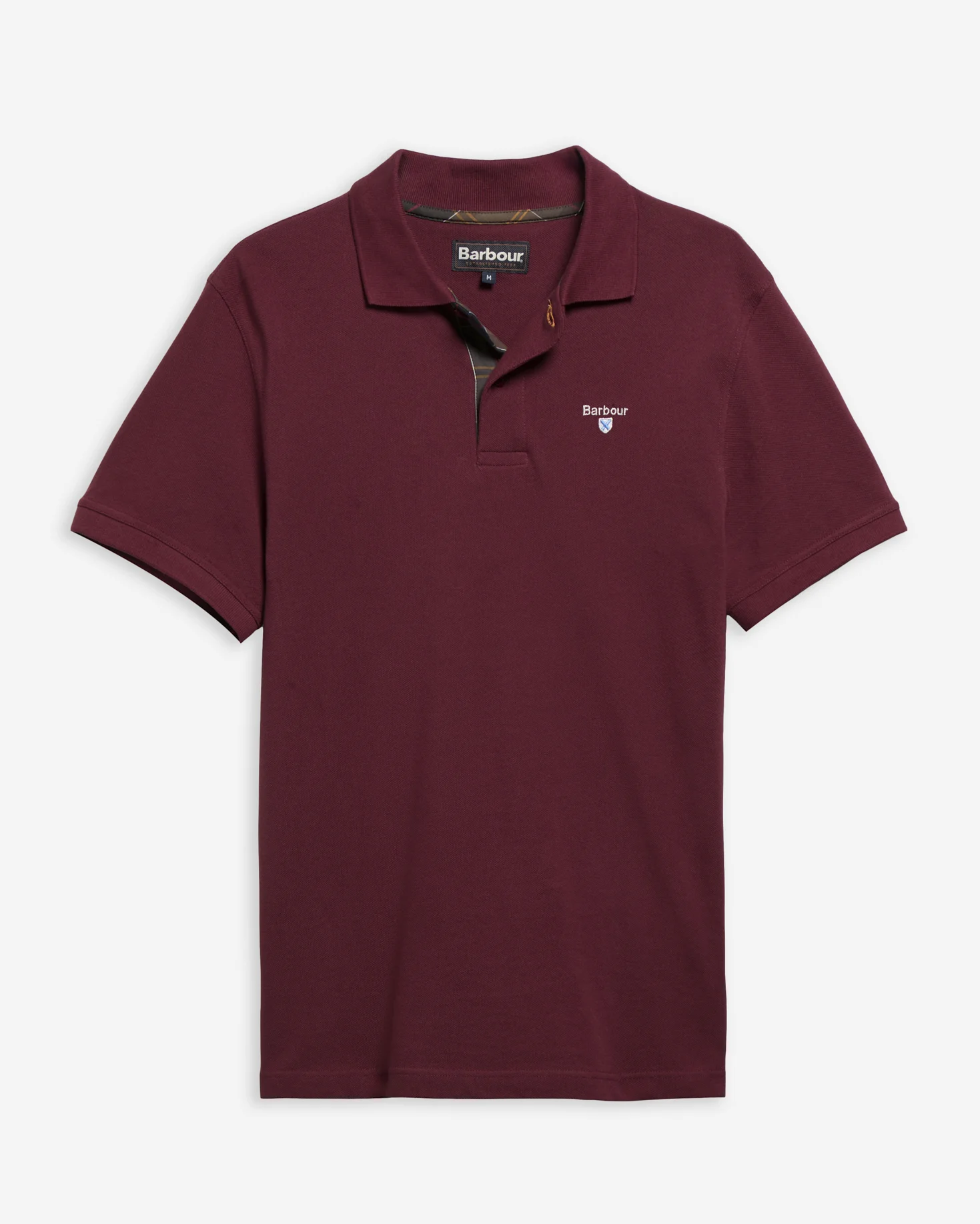 Tartan Pique Tailored Polo Shirt - 1
