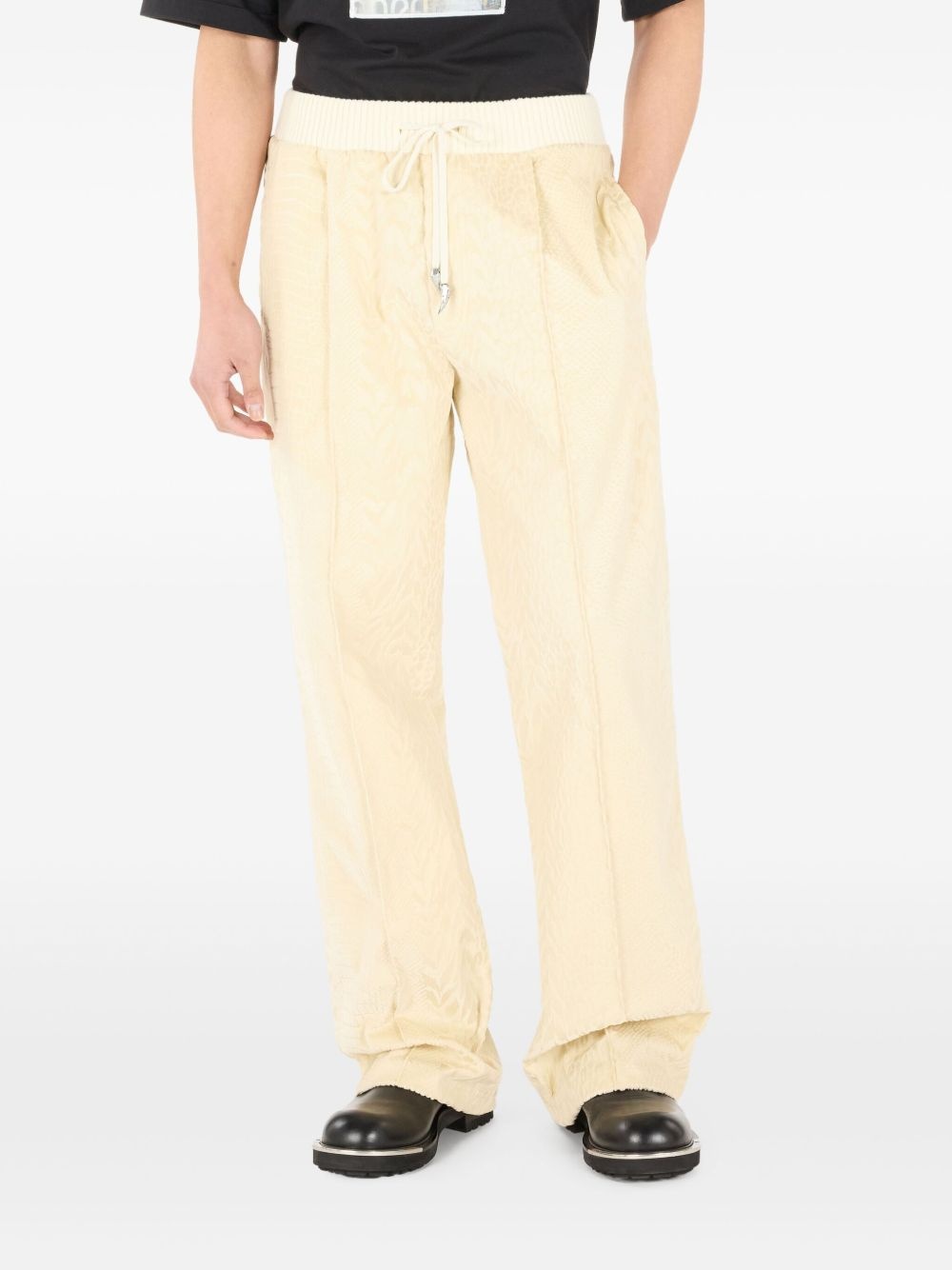 animal-print track pants - 2