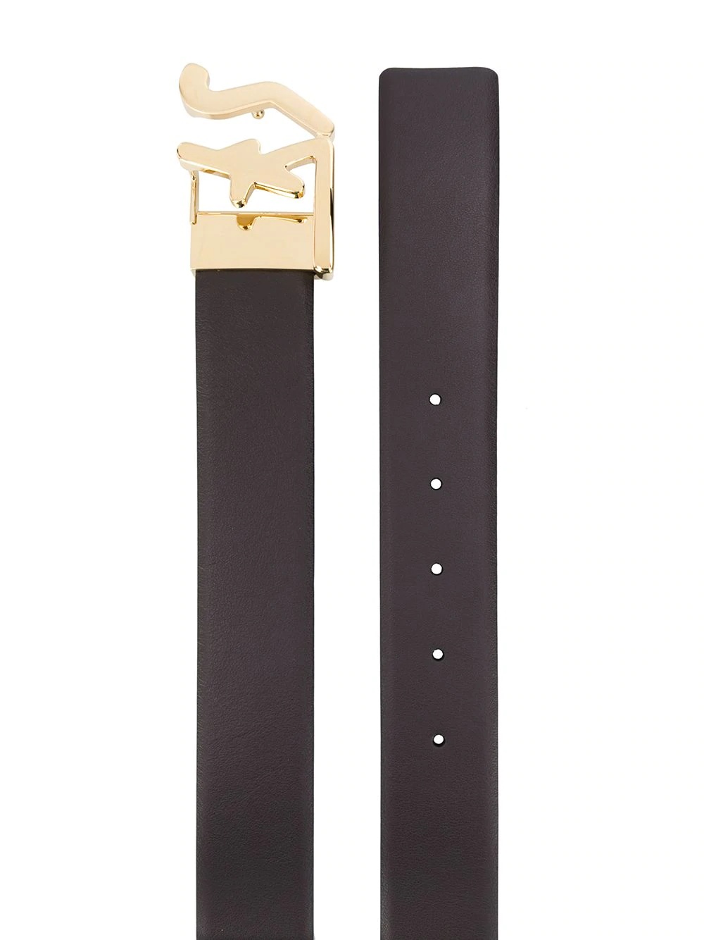 logo buckle belt - 2