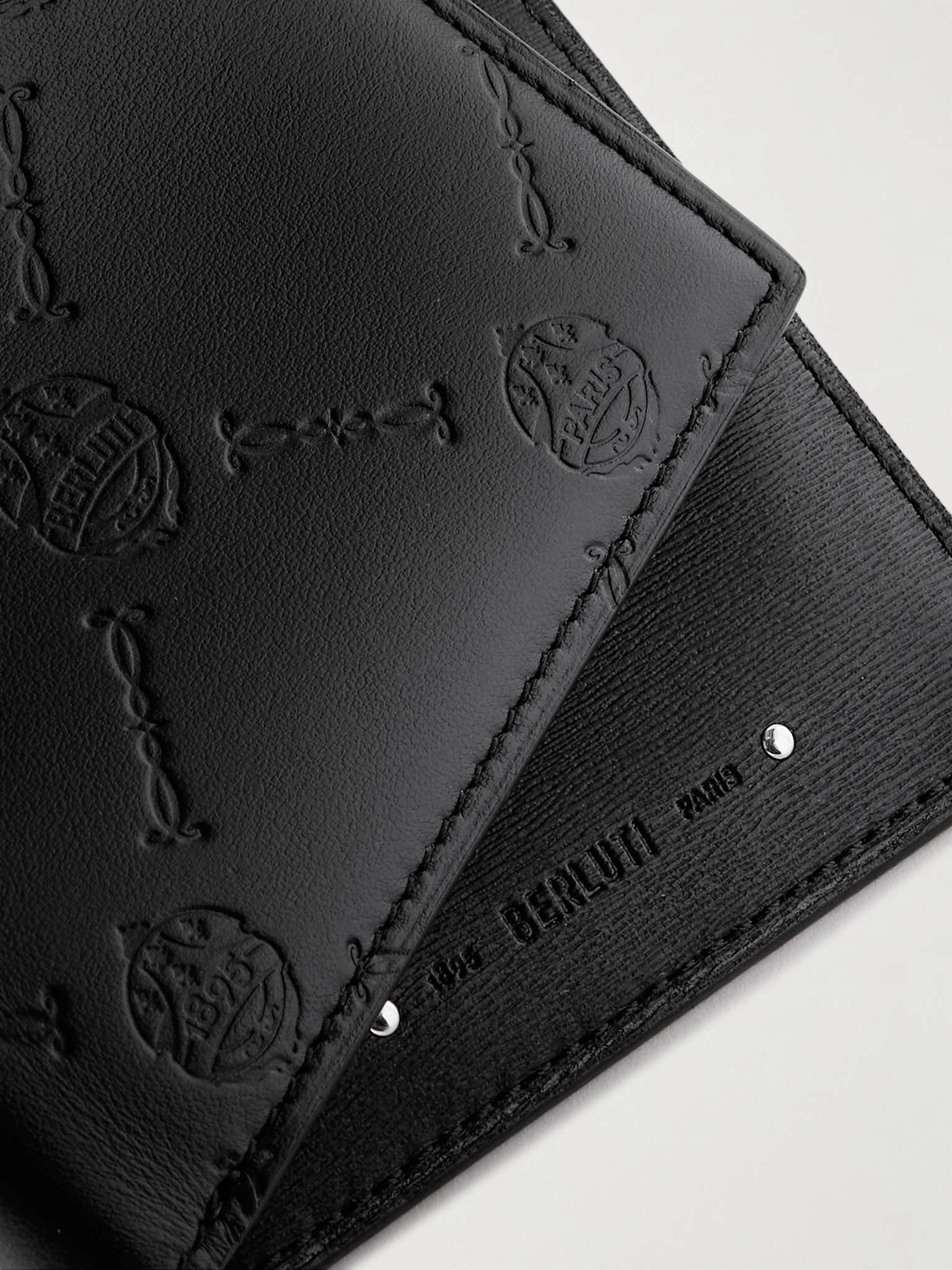 Logo-Dembossed Leather Billfold Wallet - 4