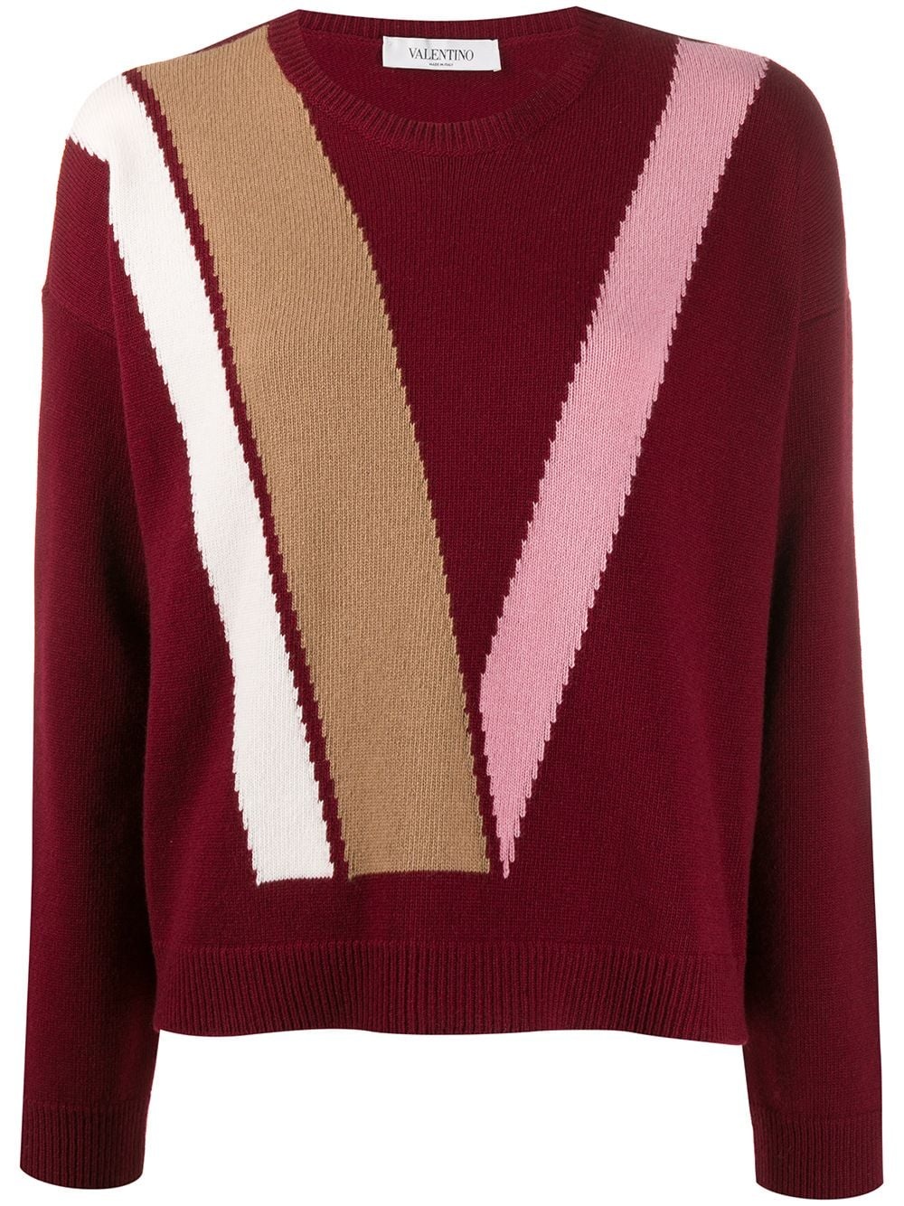 intarsia virgin wool jumper - 1