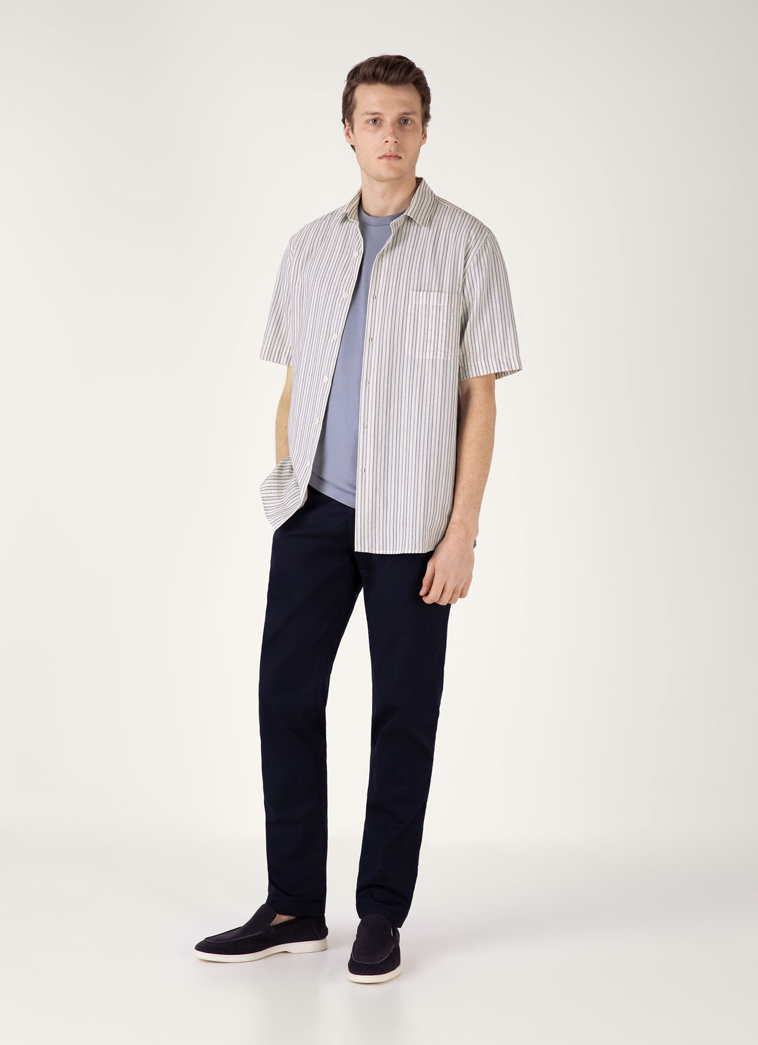 Short Sleeve Vintage Stripe Shirt - 3
