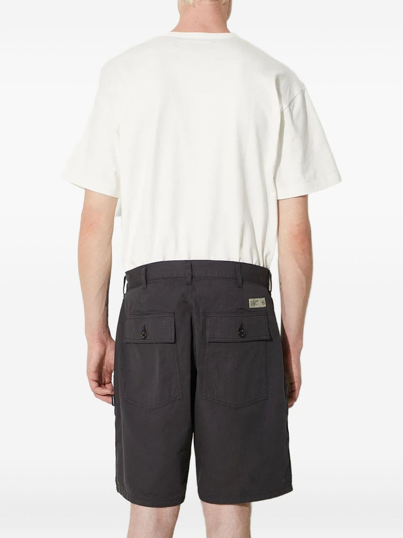 button cotton shorts 3