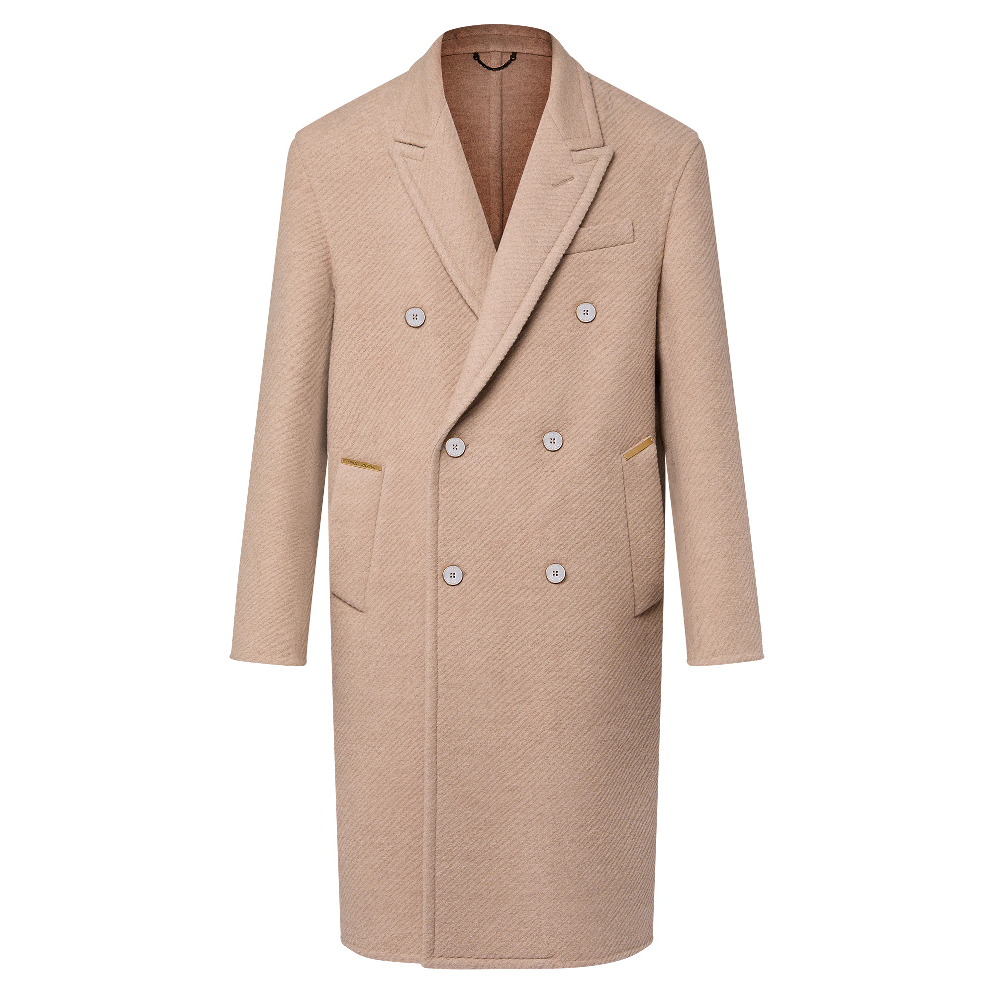 Doubleface Silk And Wool-Blend Double-Breasted Coat - 1