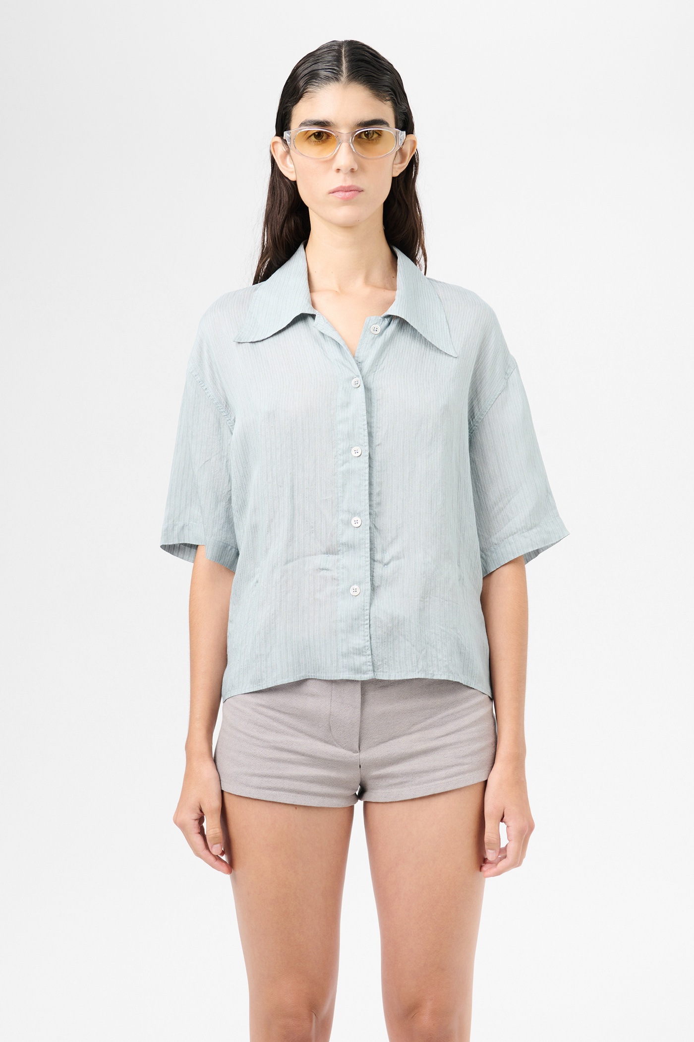 Brisk Shirt Geo Stripe Ceremonial Viscose - 3
