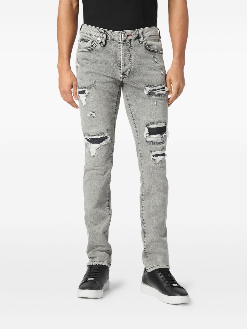distressed-effect jeans - 2