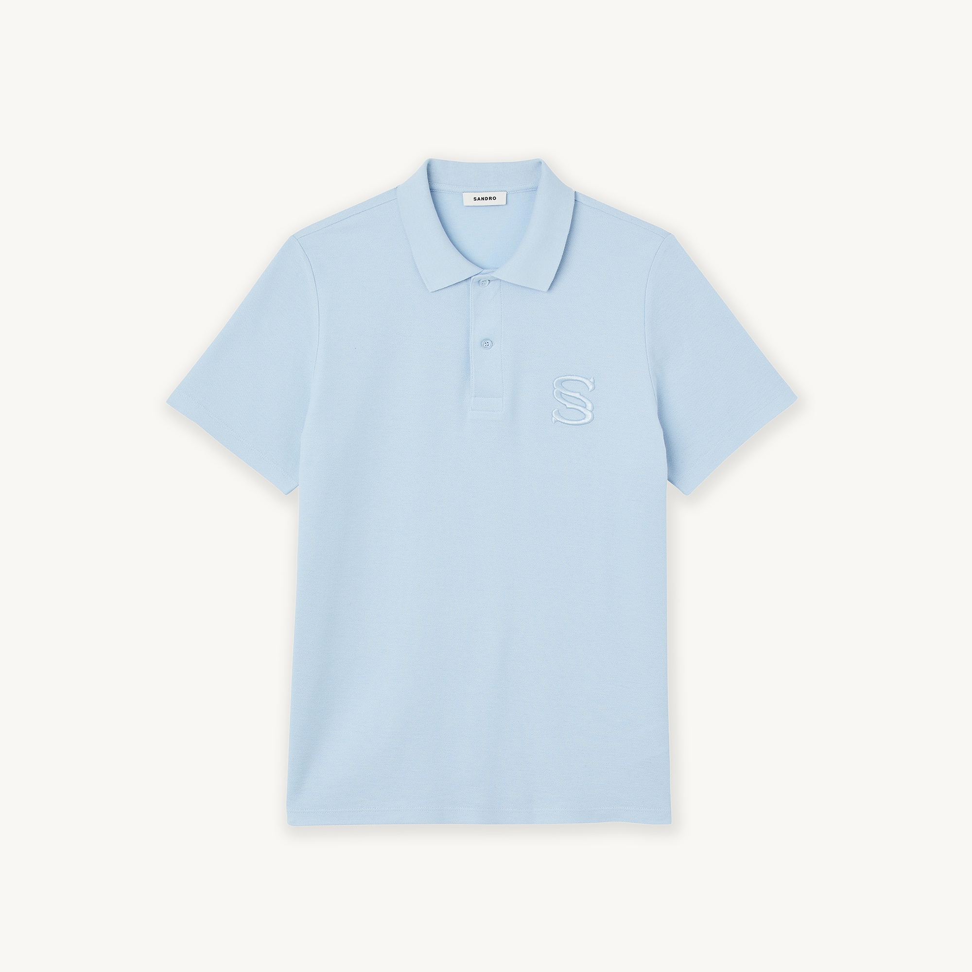 Embroidered polo shirt - 1