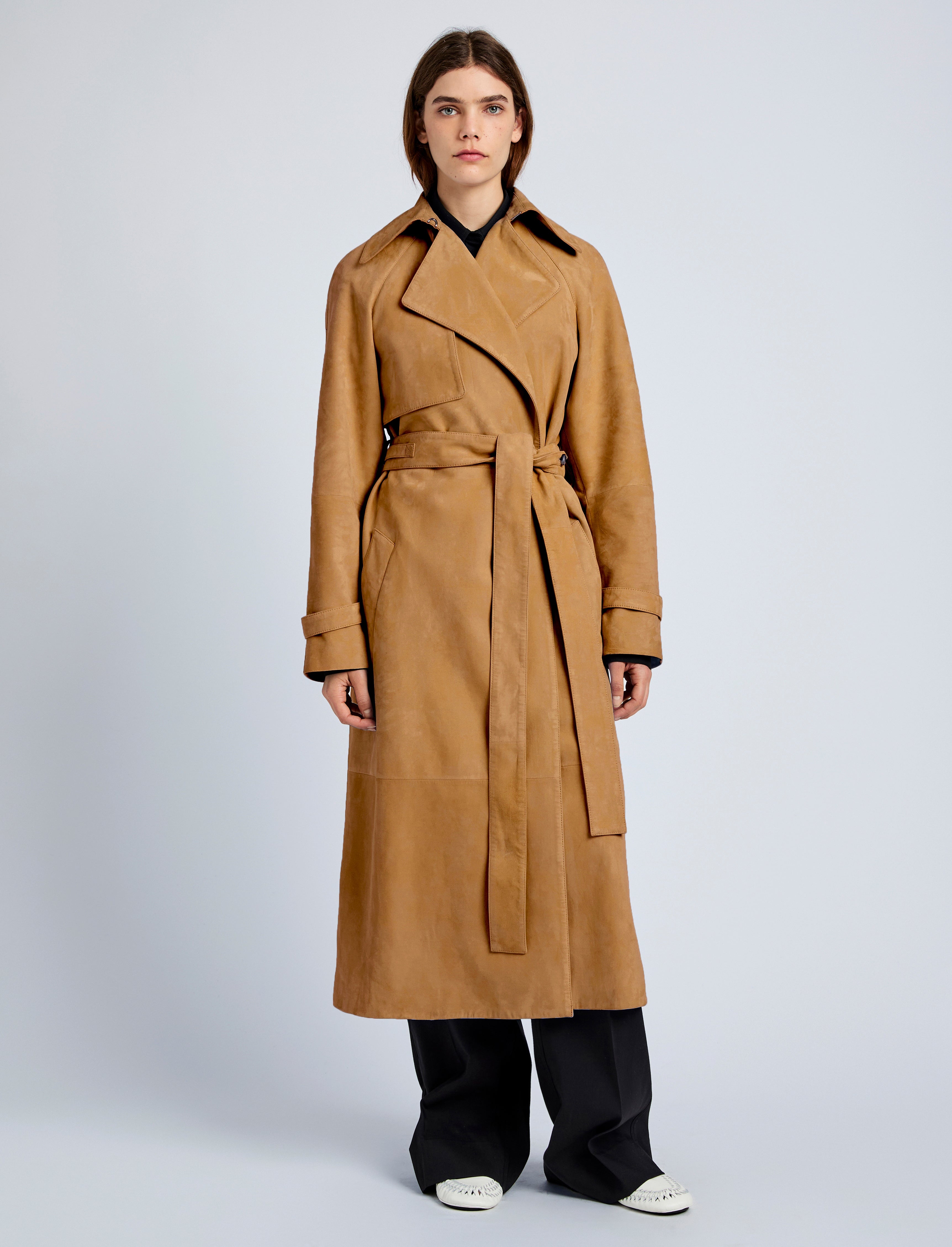 Ramona Coat in Suede - 6