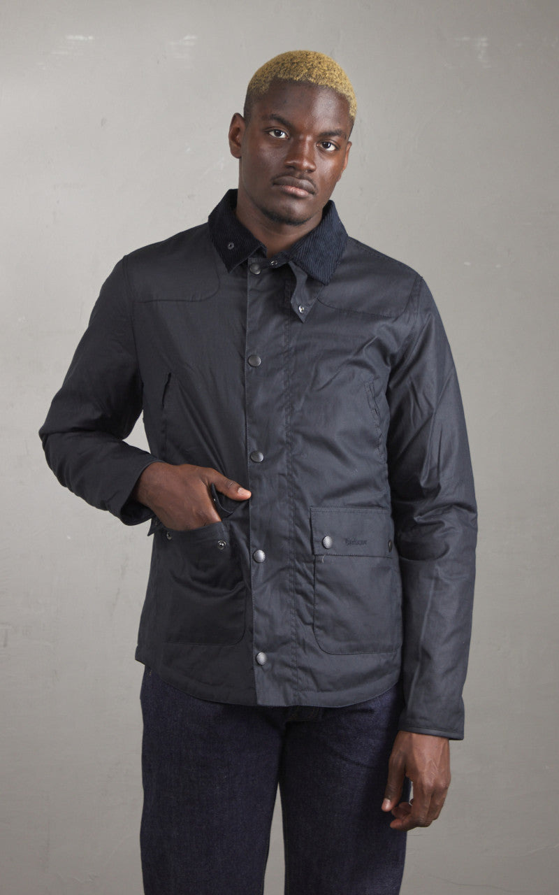 REELIN WAX JACKET NAVY - 3