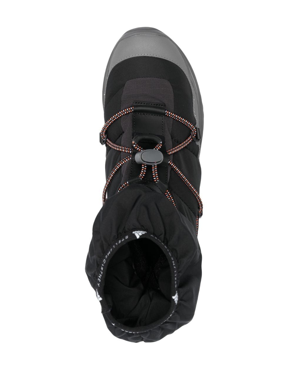 logo-print drawstring boots - 4