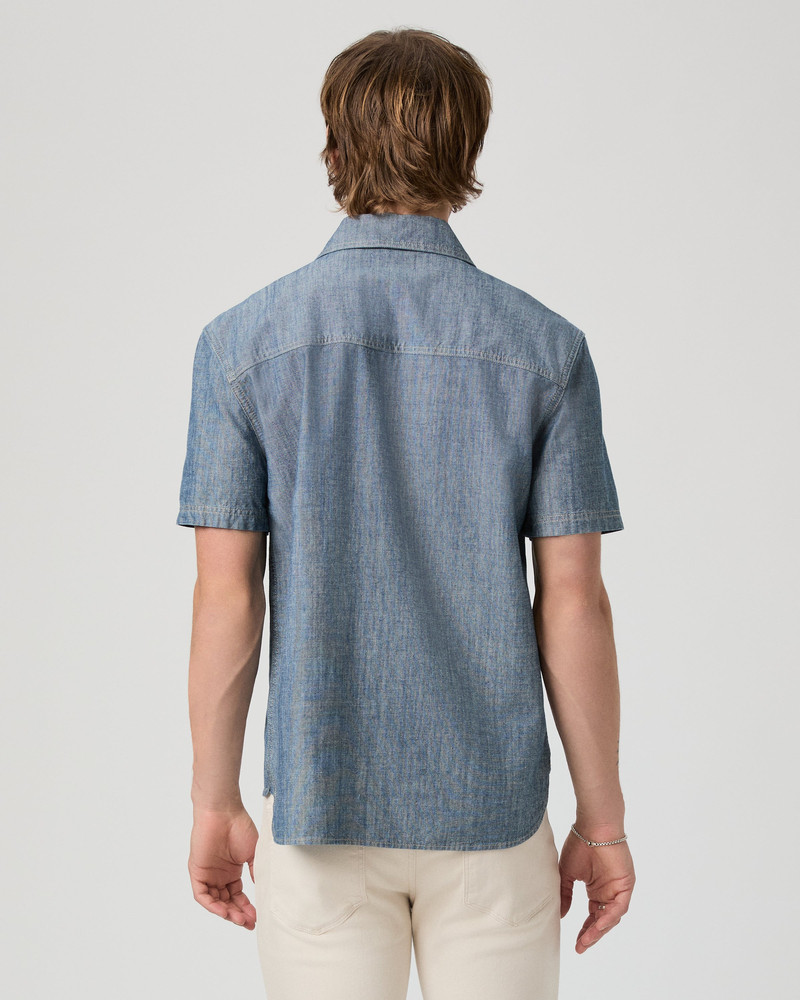 Soliman Short Sleeve Denim Shirt 4