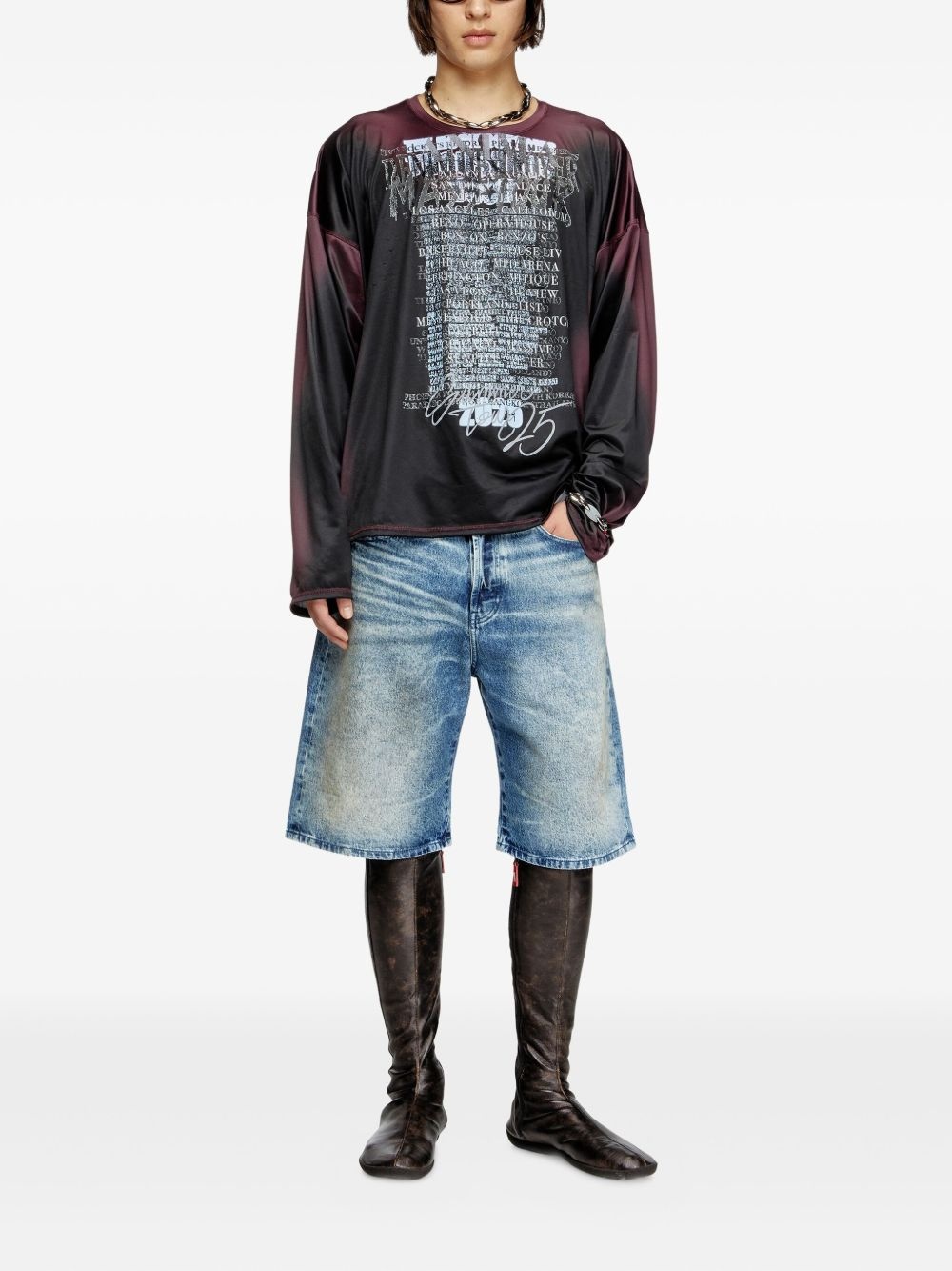 Remaster Capsule D-Rixford-S denim shorts - 2