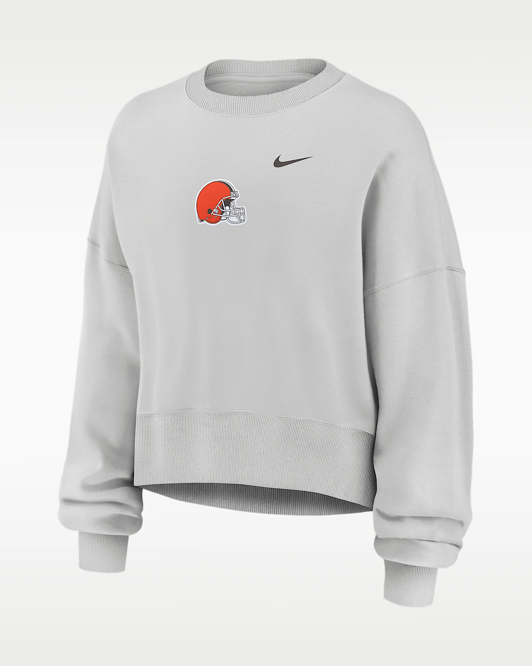 Cleveland Browns Primetime Phoenix Women's Nike NFL Oversized Pullover Crew - 1