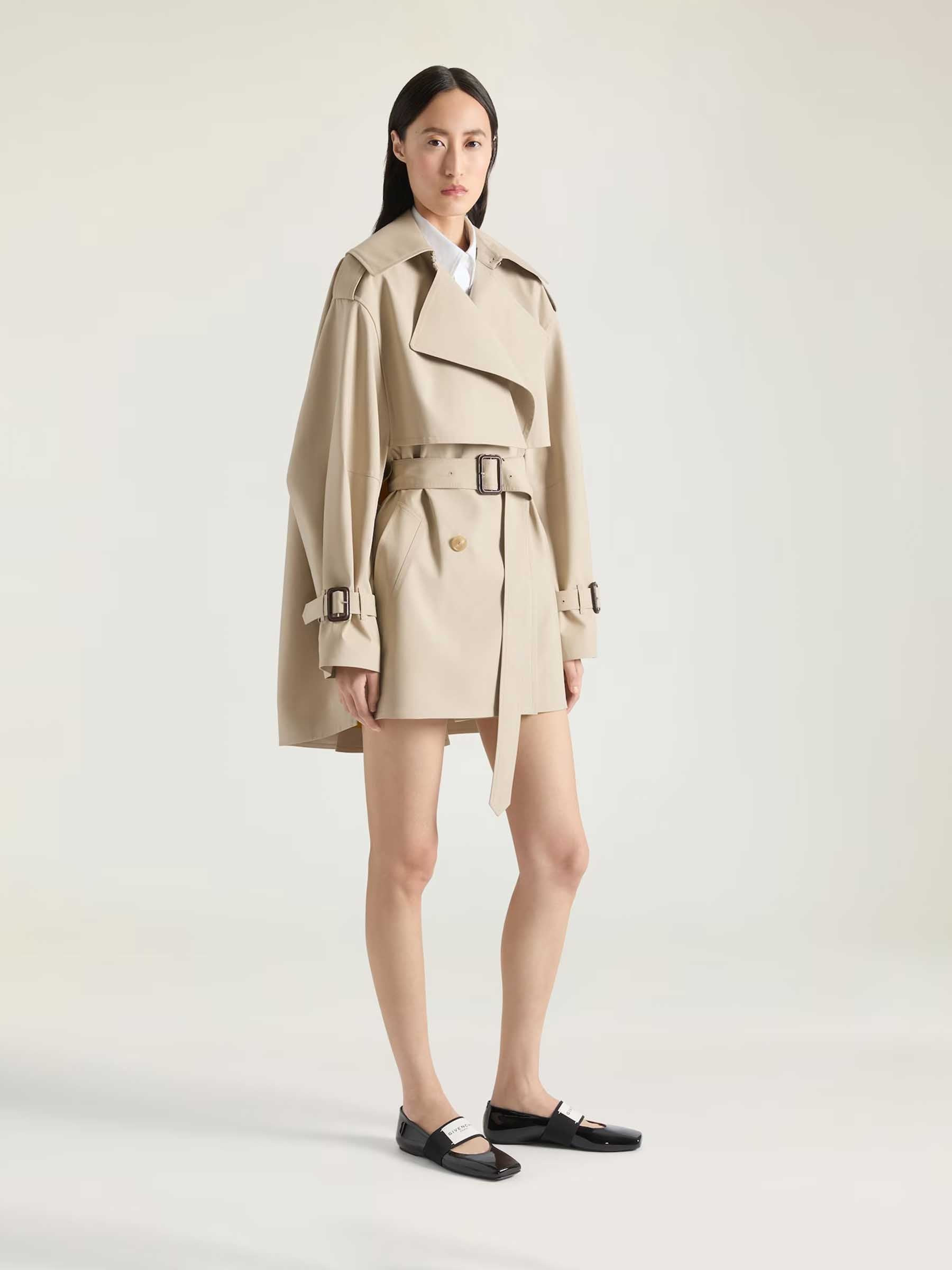 SHORT COCOON COAT - 2
