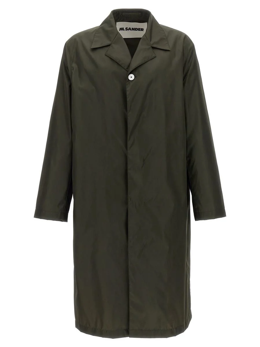 Jil Sander Single-Breasted Trench Coat - 1