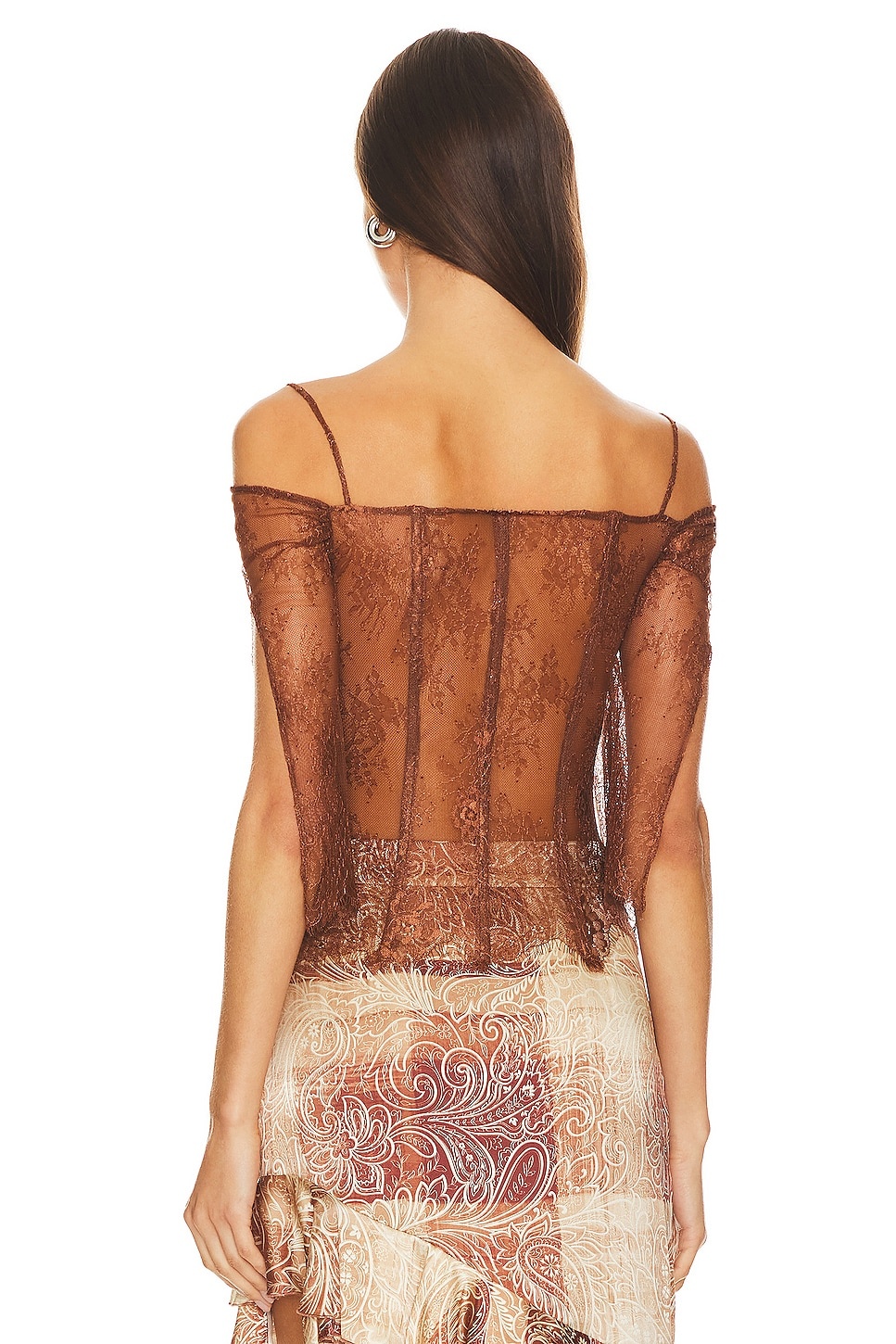 Lace Off Shoulder Top - 3