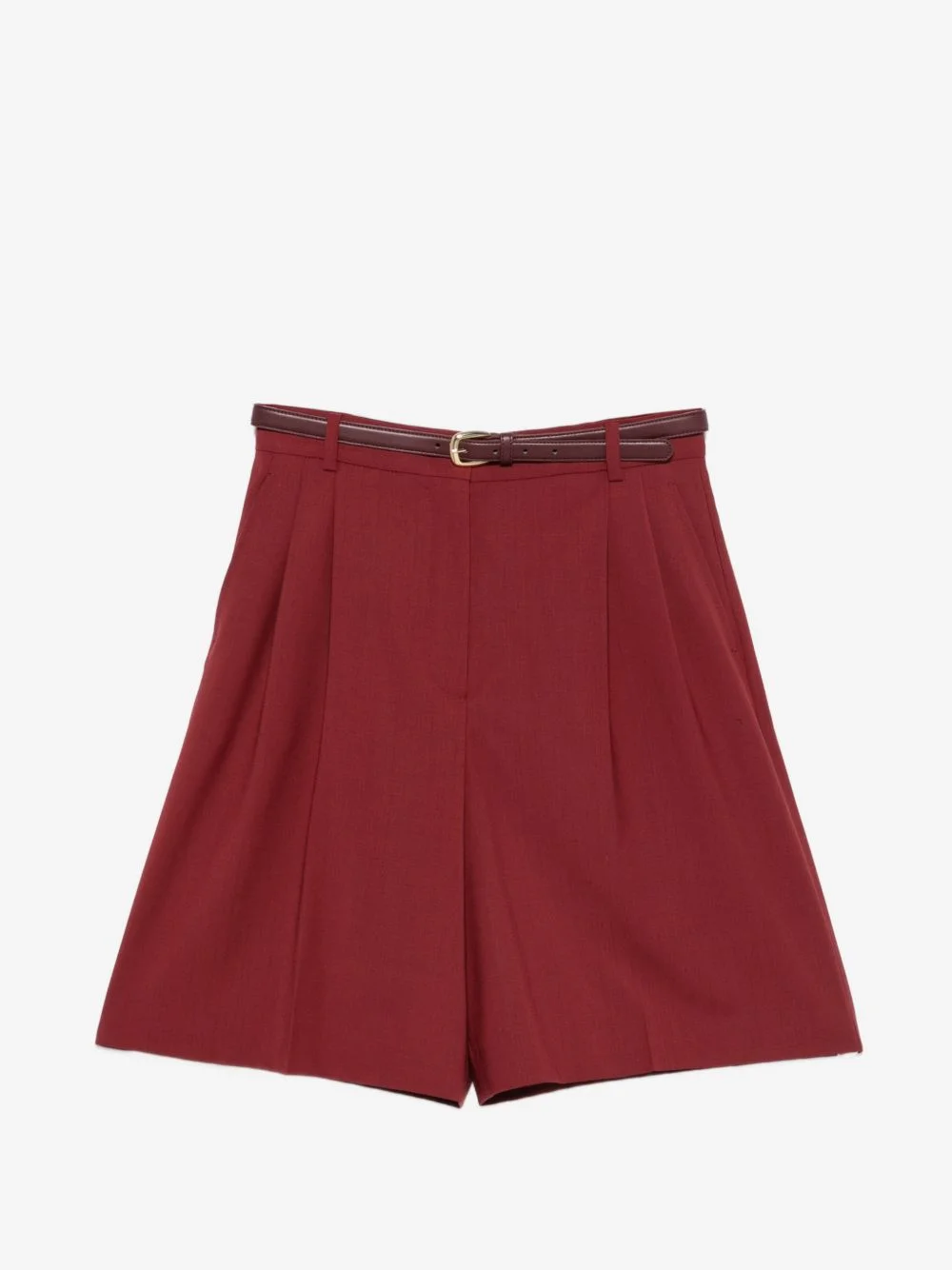 Mstadorno belted pleated tailored shorts - 1
