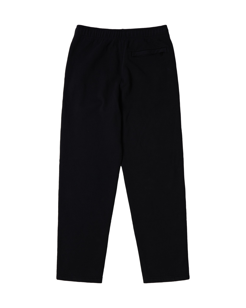 BLACK STRAIGHT LEG SWEATPANTS - 2