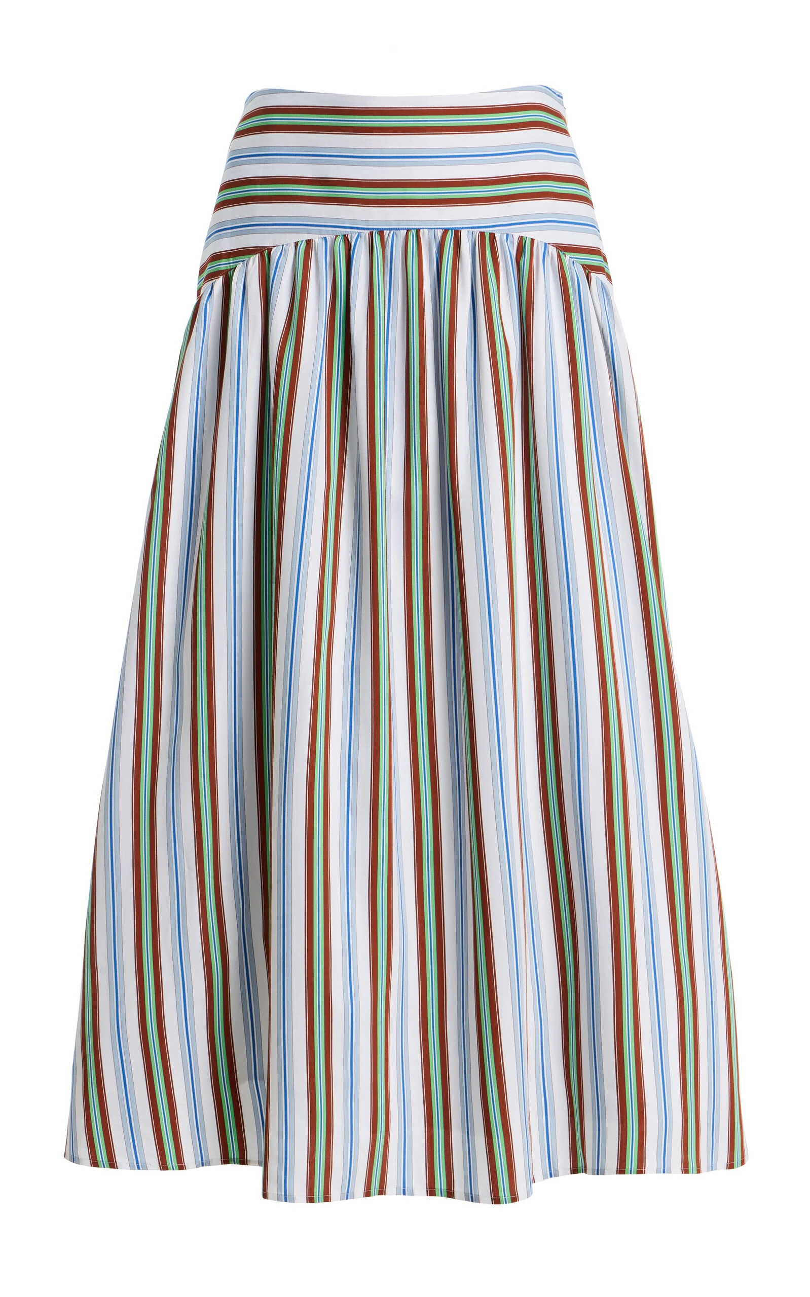 In The Name of Love Striped Midi Skirt stripe - 1