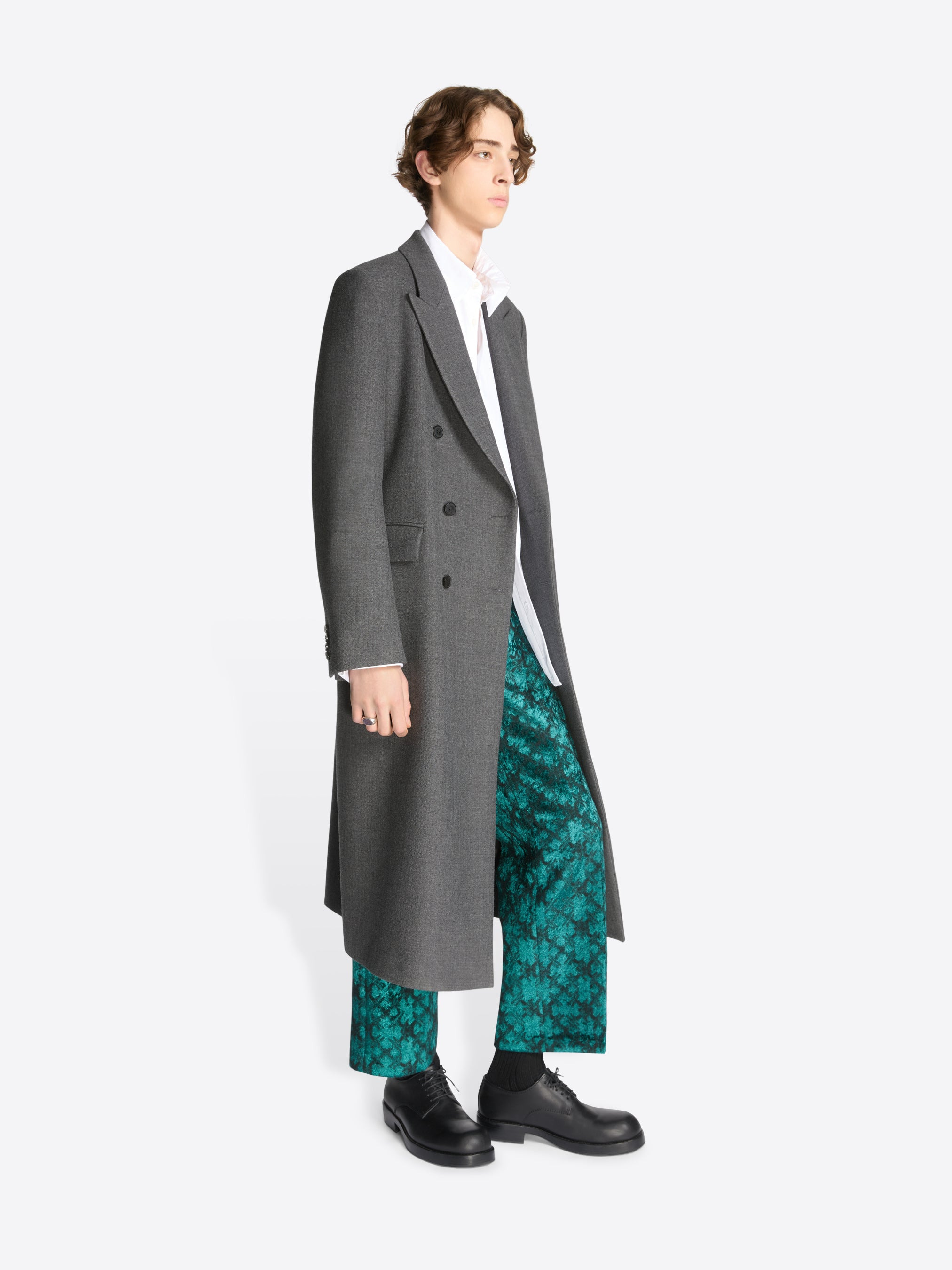 TAILORED WOOL COAT - 3