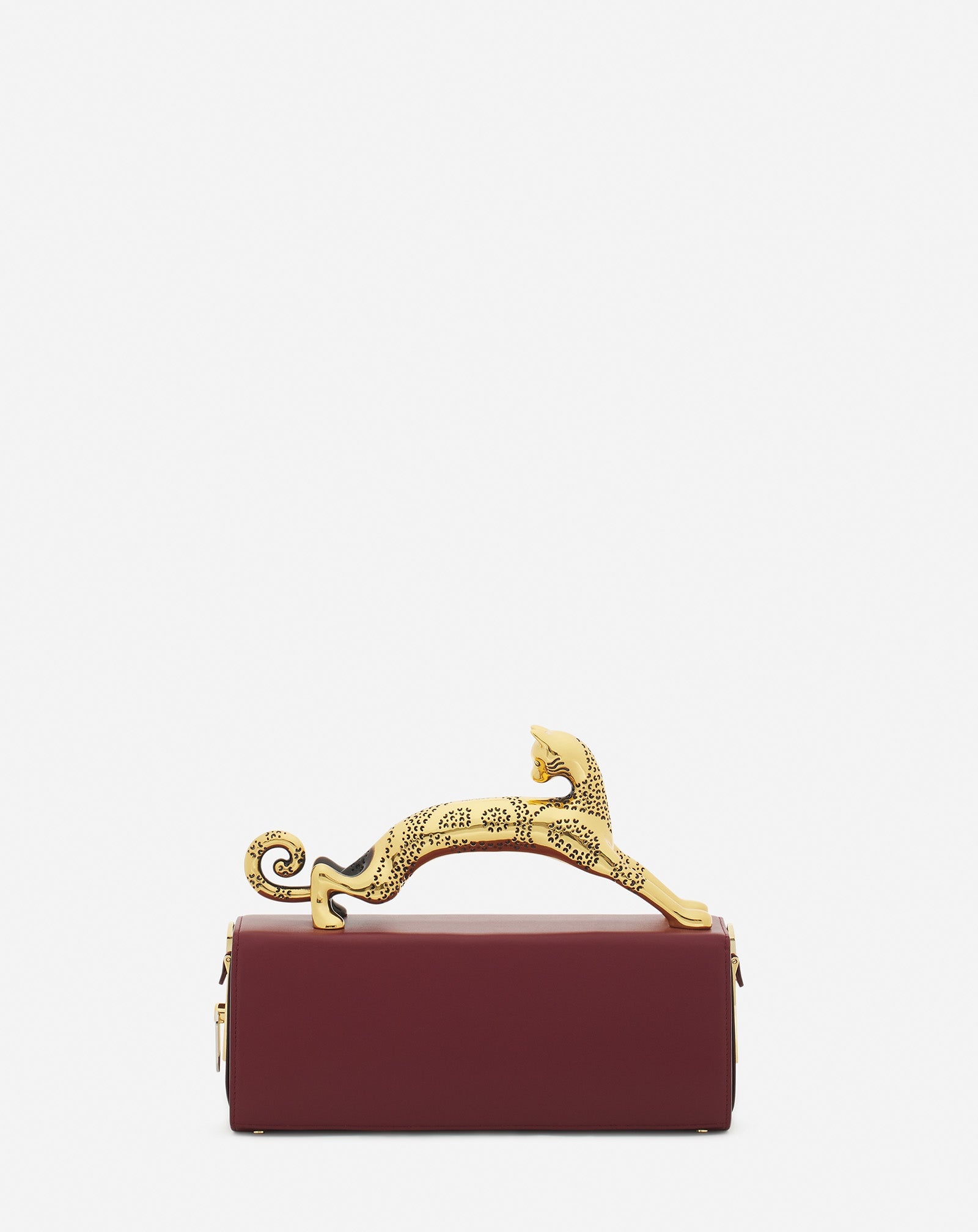 MEDIUM LEATHER PENCIL CAT BAG - 3