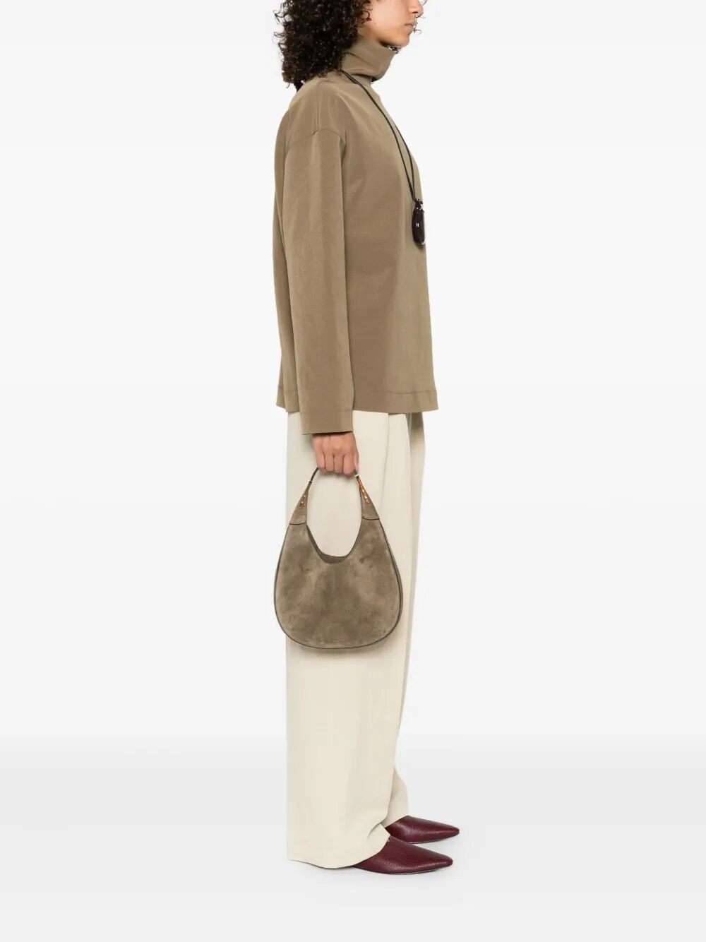 Savette Women "The Small Florence" Hobo In Suede - 2