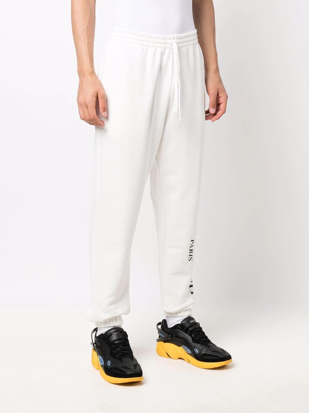 logo print track pants - 3