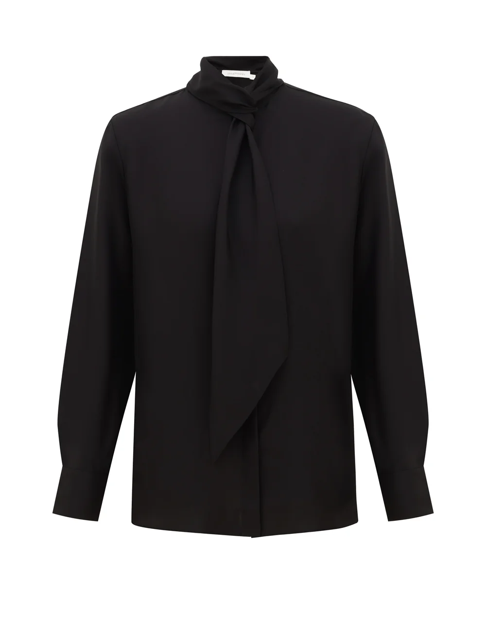 TWILL KNOT BLOUSE - 1