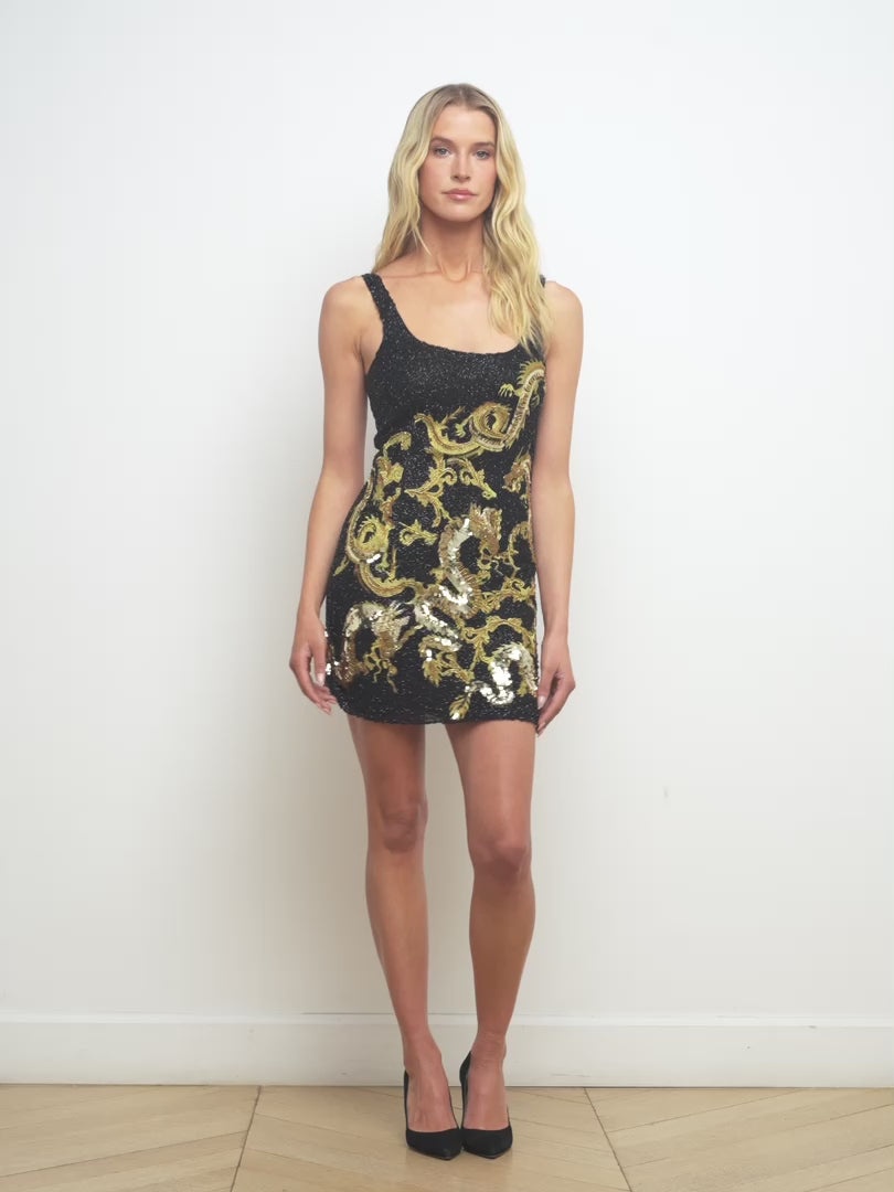 Inori Beaded Mini Dress - 8