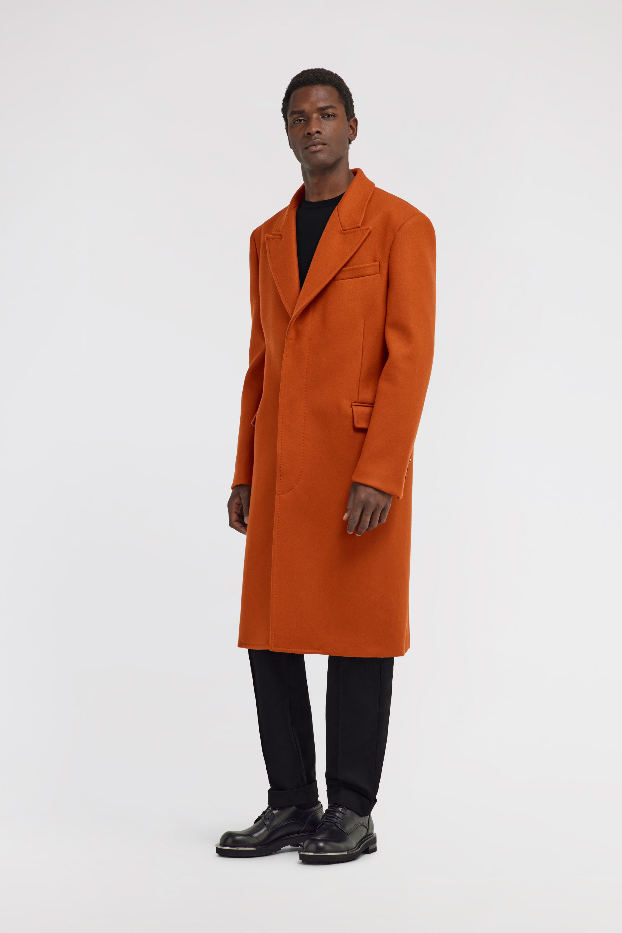 Coat with Broccato Lining - 5