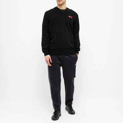 Comme des Garçons PLAY Comme des Garcons Play Double Heart V-Neck Jumper outlook