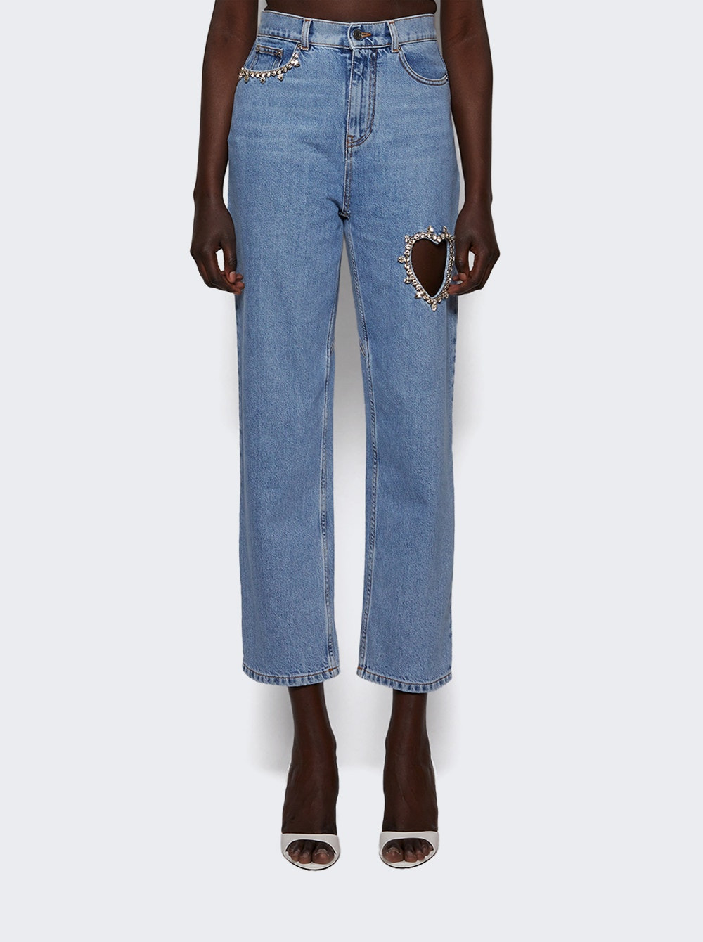 Crystal Heart Jean Light Blue - 2
