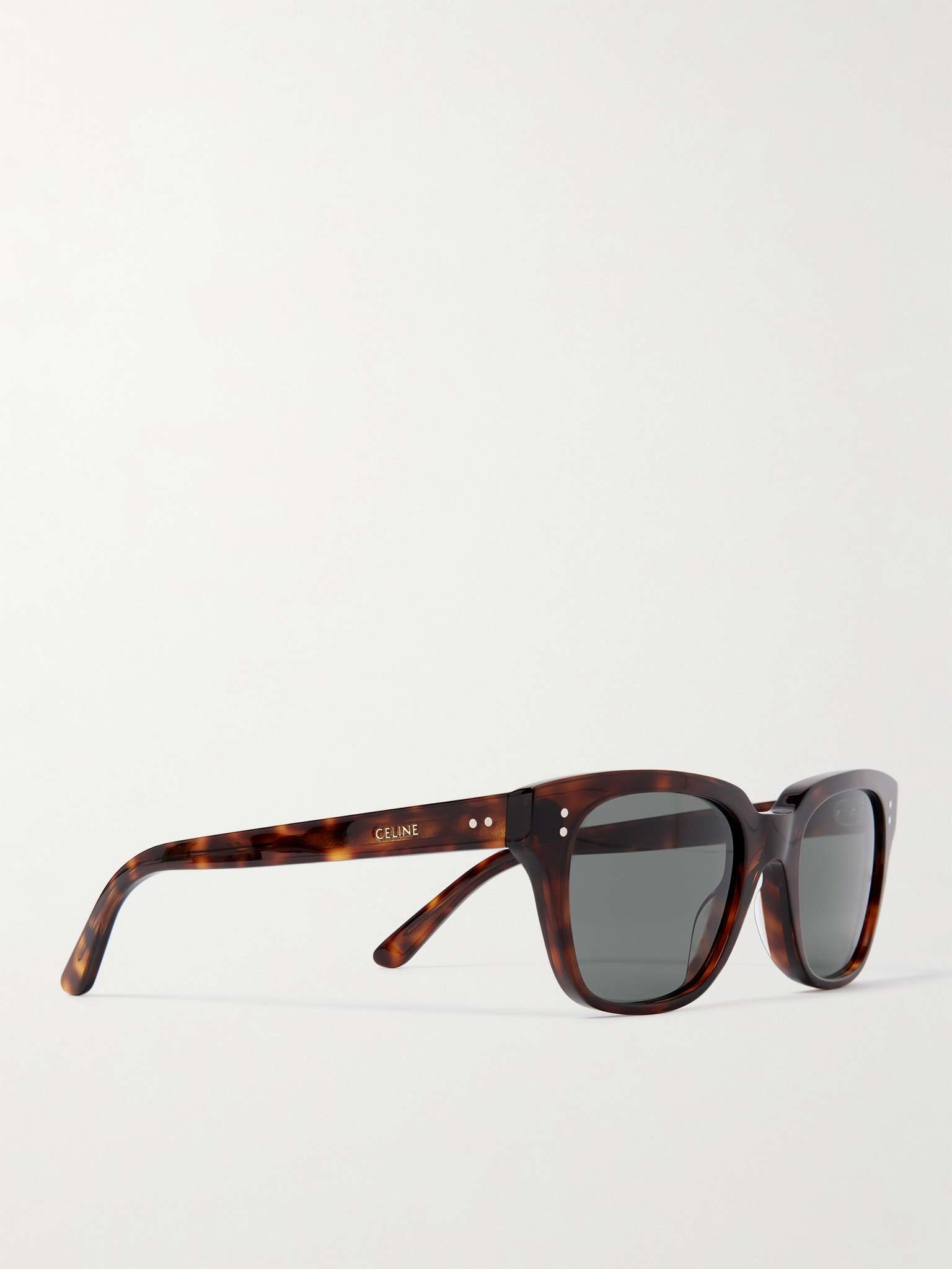 Square-Frame Tortoiseshell Acetate Sunglasses - 3