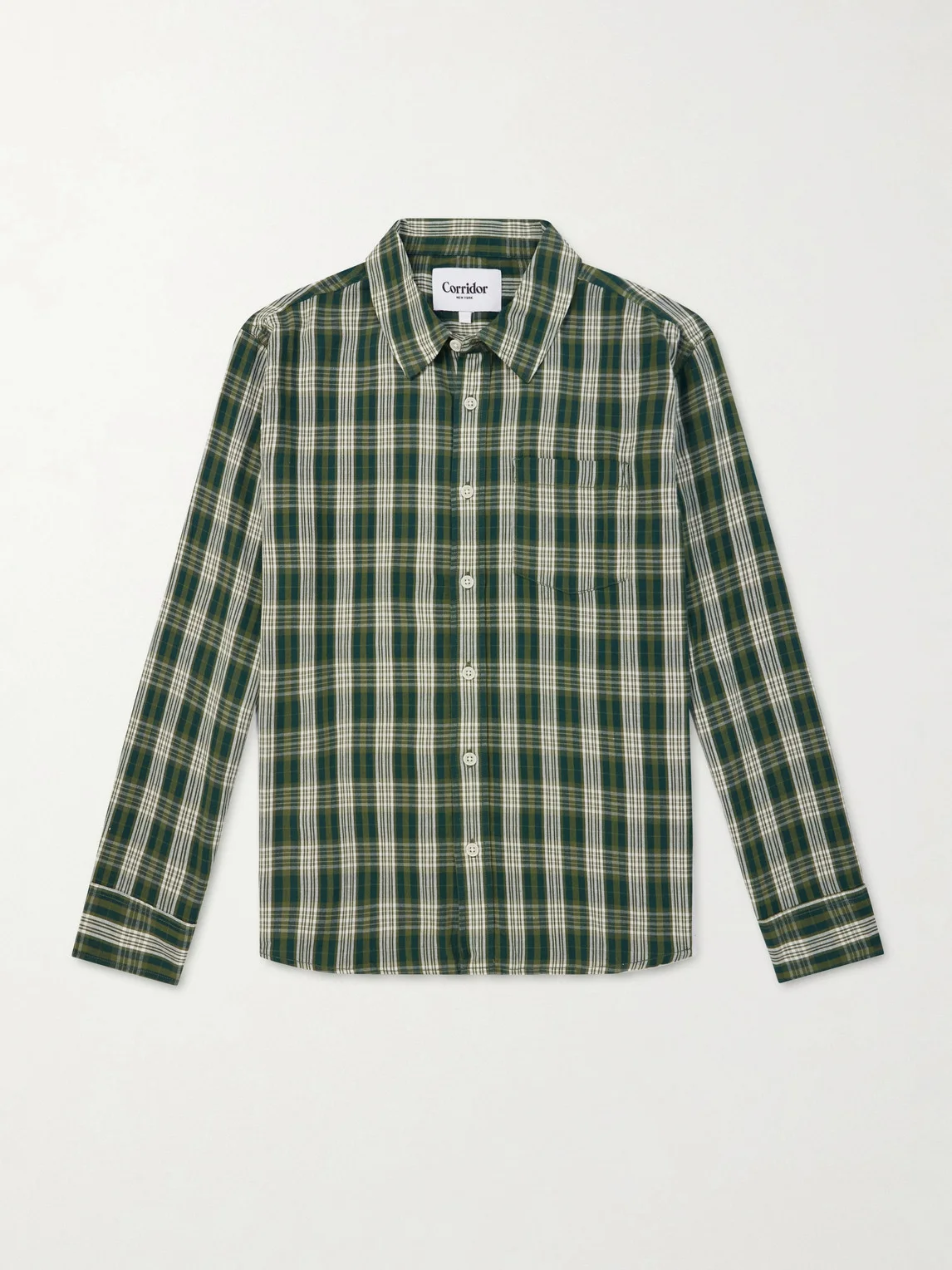 Verdant Checked Cotton Shirt - 1