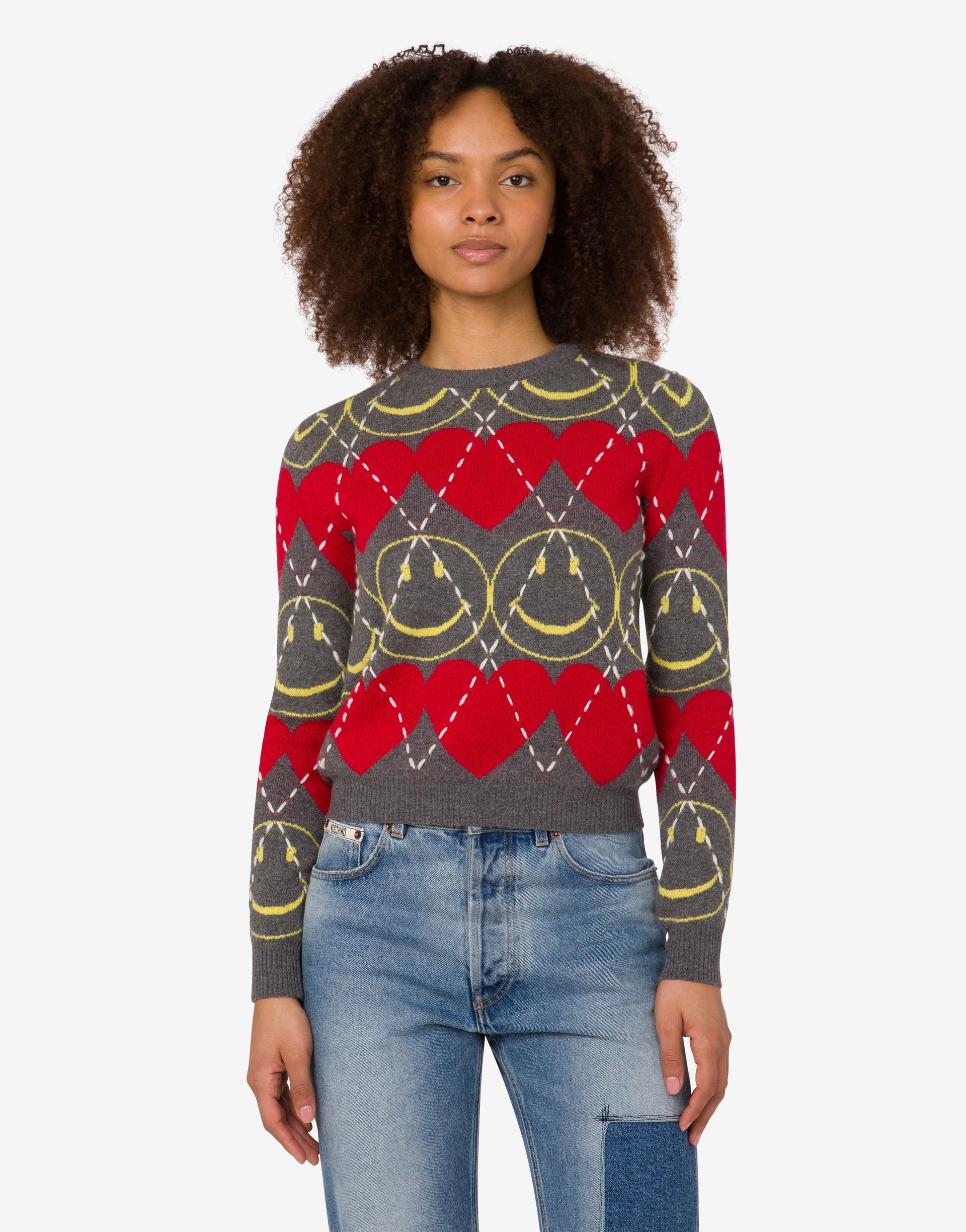 WOOL BLEND PULLOVER SMILEY® - 2