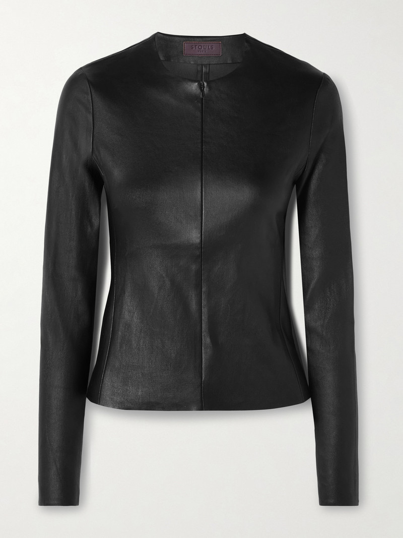 Imany Leather Top 1