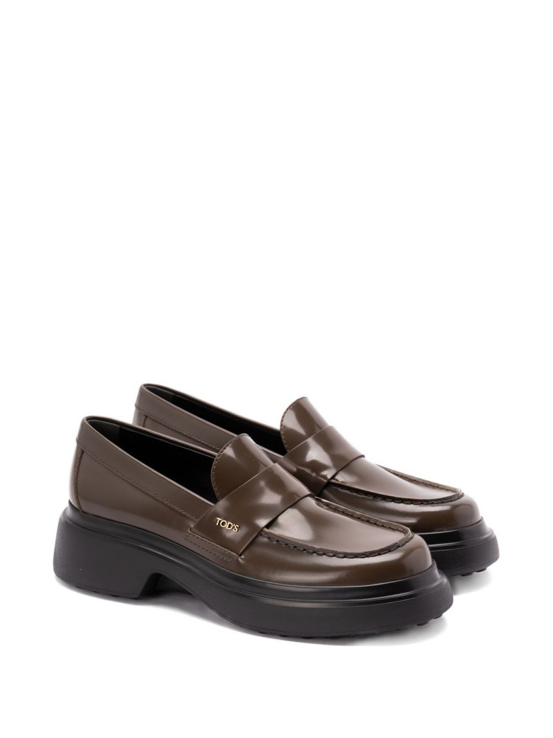 Tod's penny-leather loafers outlook