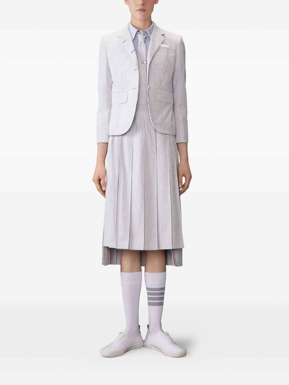 round-collar short-sleeve shirt - 2