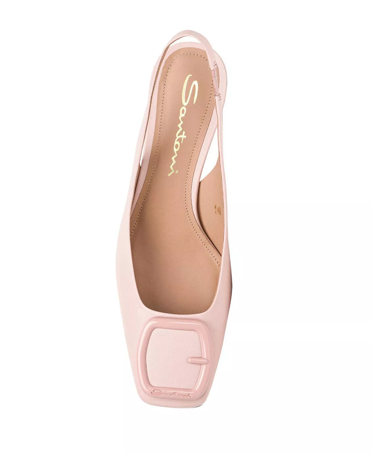 Women's Leather Mid-Heel Slingback - 3