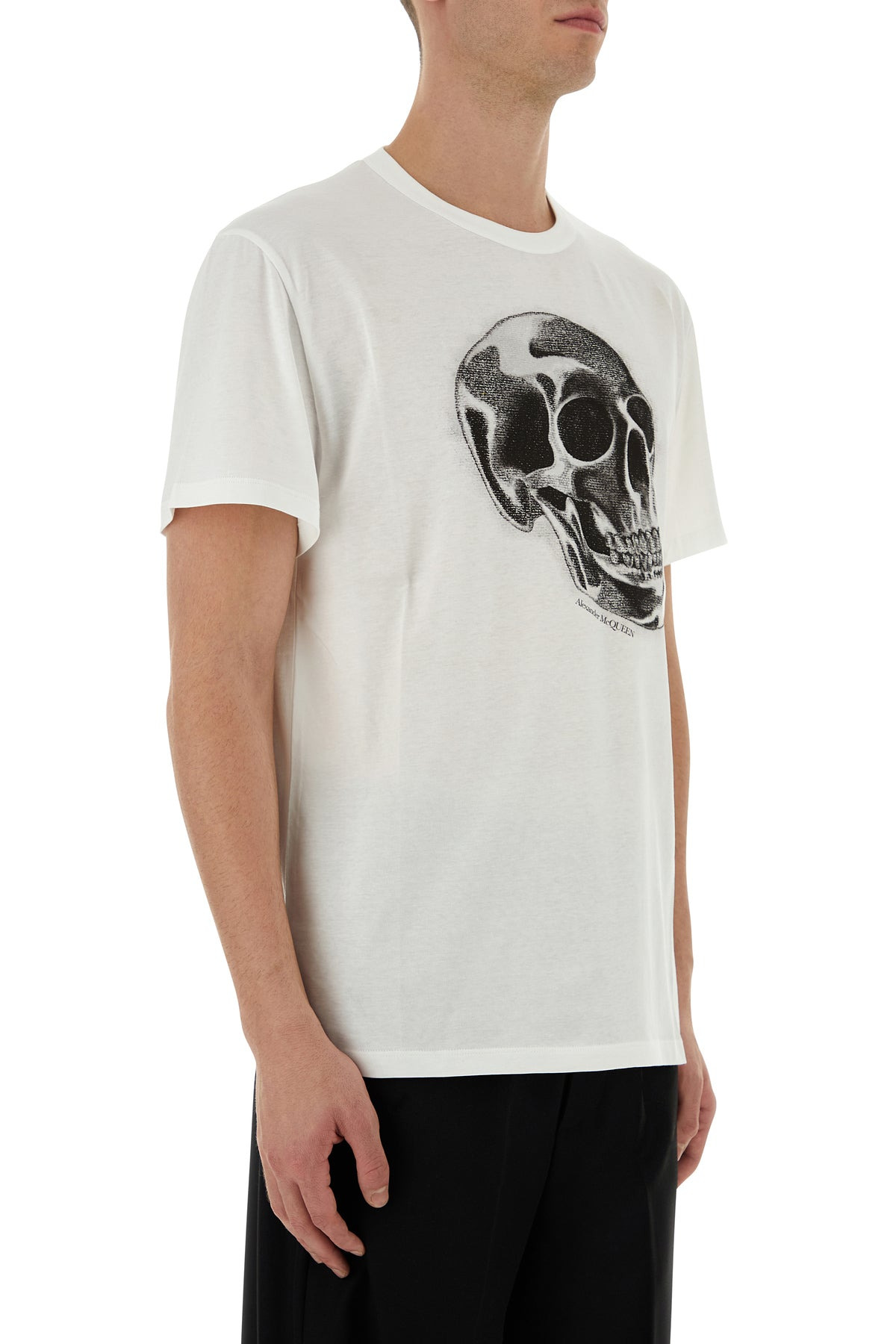 White cotton t-shirt - 3