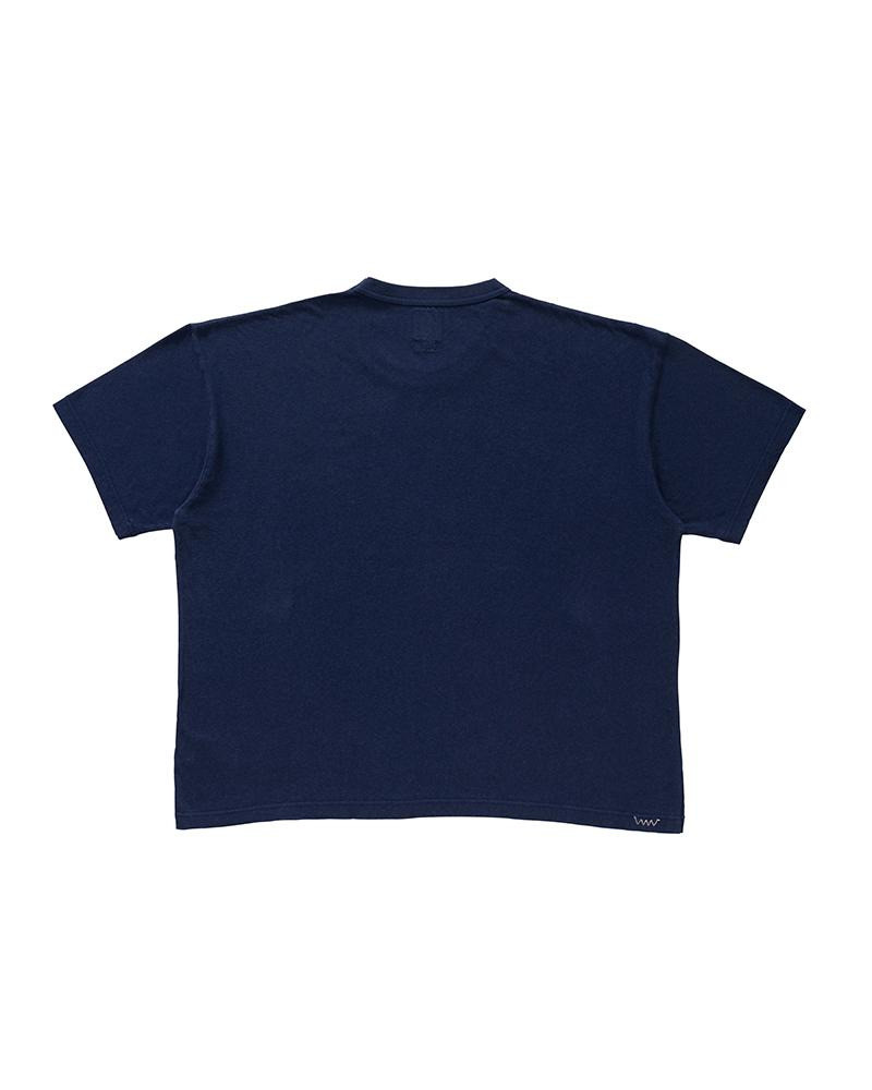 visvim ULTIMATE JUMBO TEE S/S W NAVY outlook