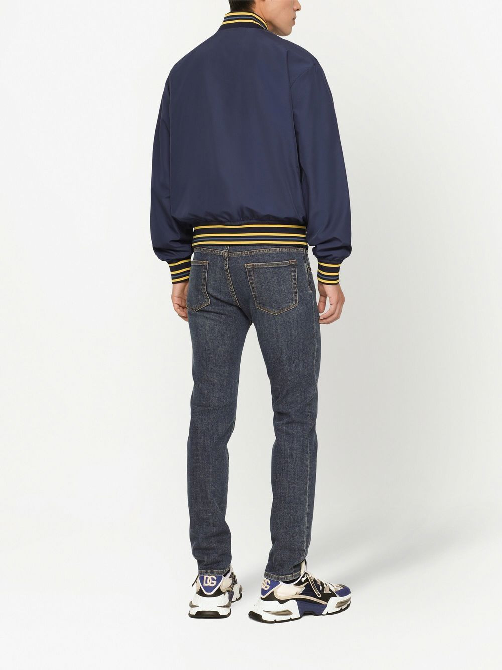 logo-print straight-leg jeans - 4