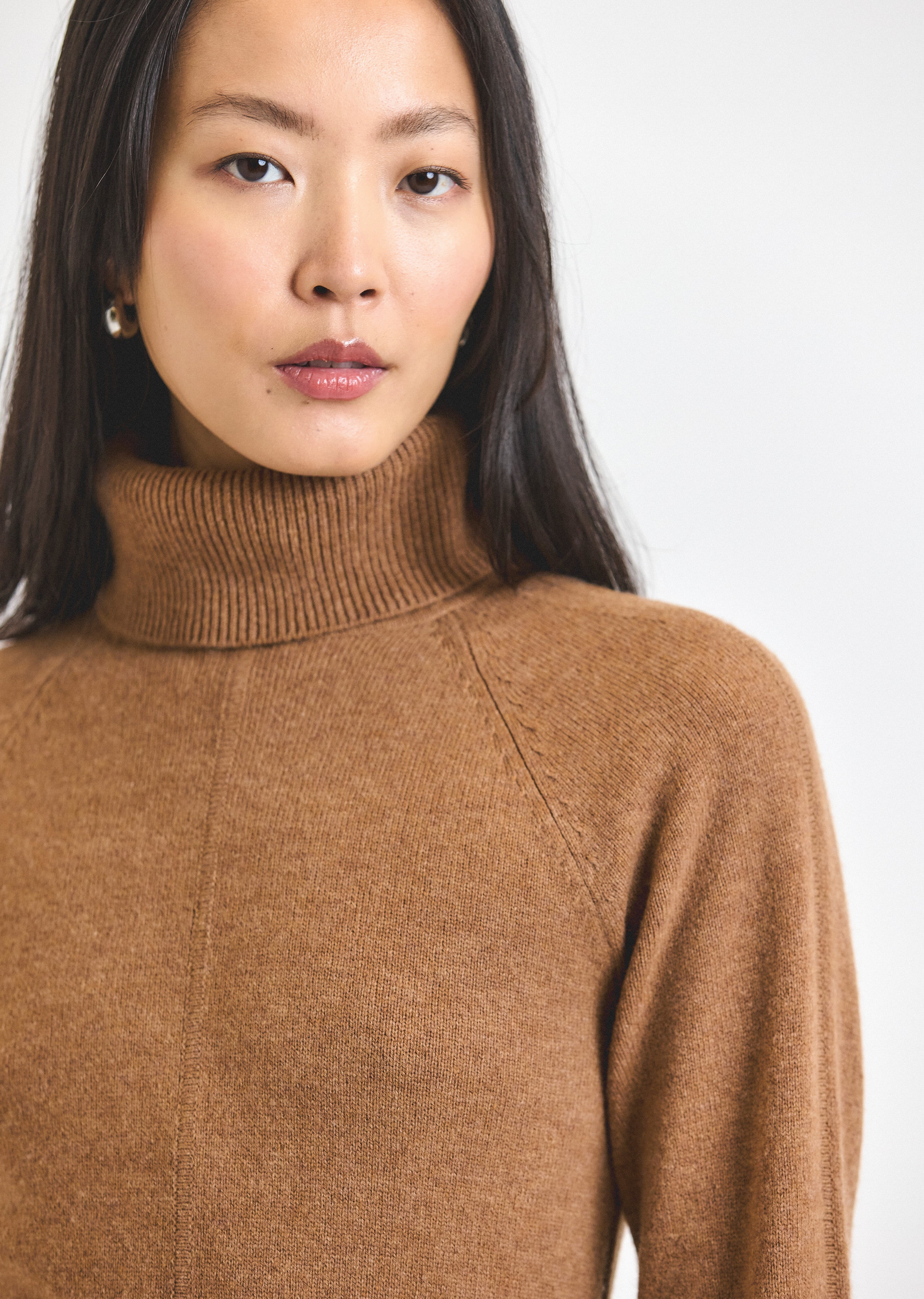 BETHANY LONG SLEEVE TURTLENECK DRESS - 2