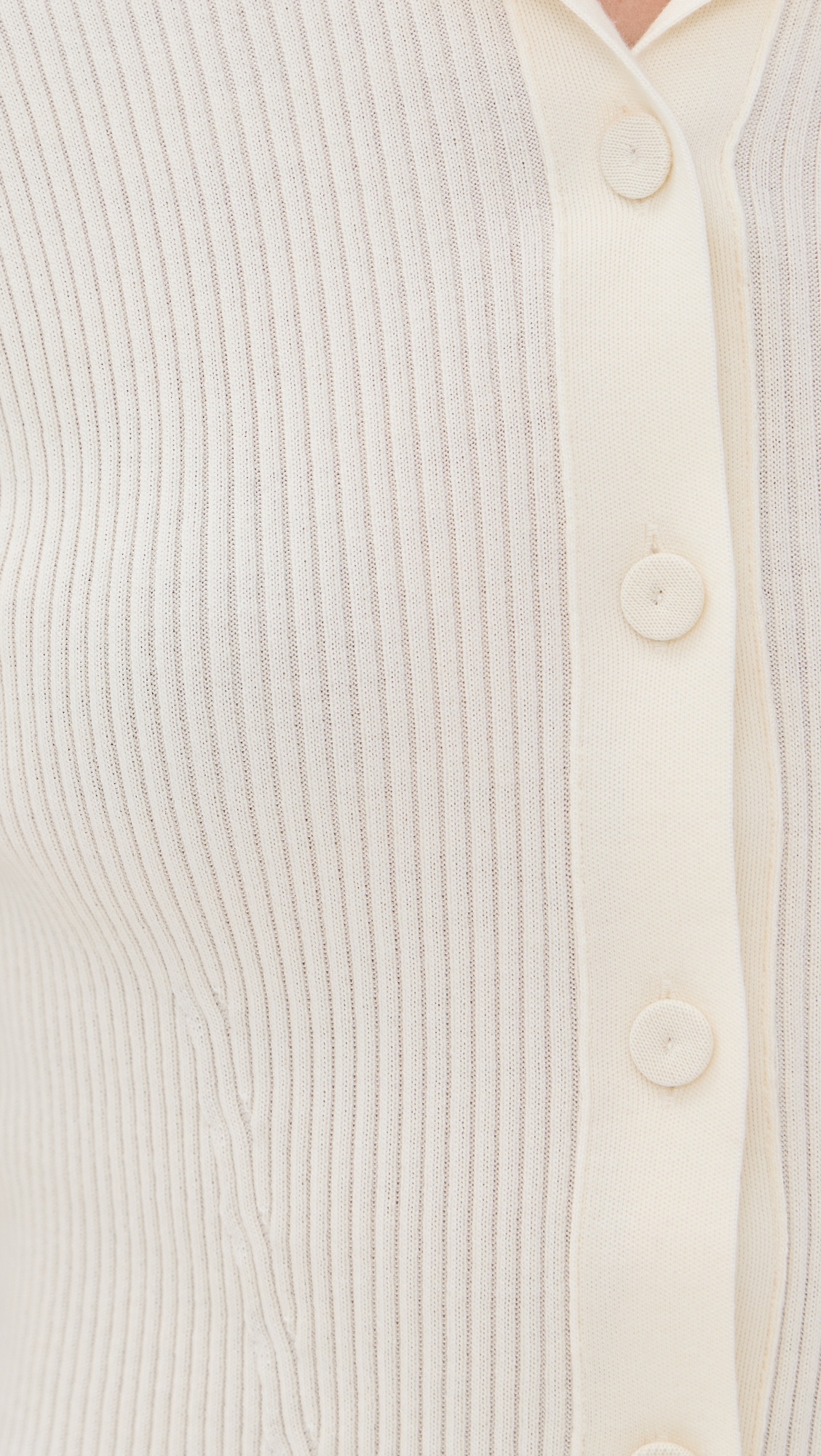 Cardigan With Polo Collar - 5