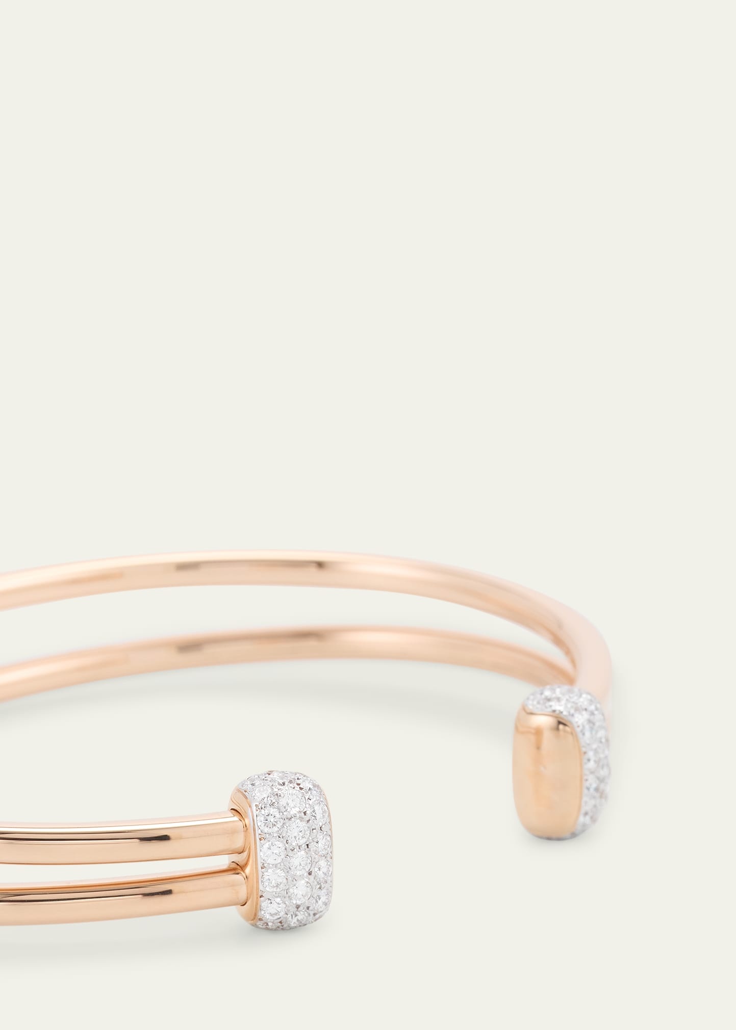 Together 18K Rose Gold Diamond Bangle Bracelet - 3